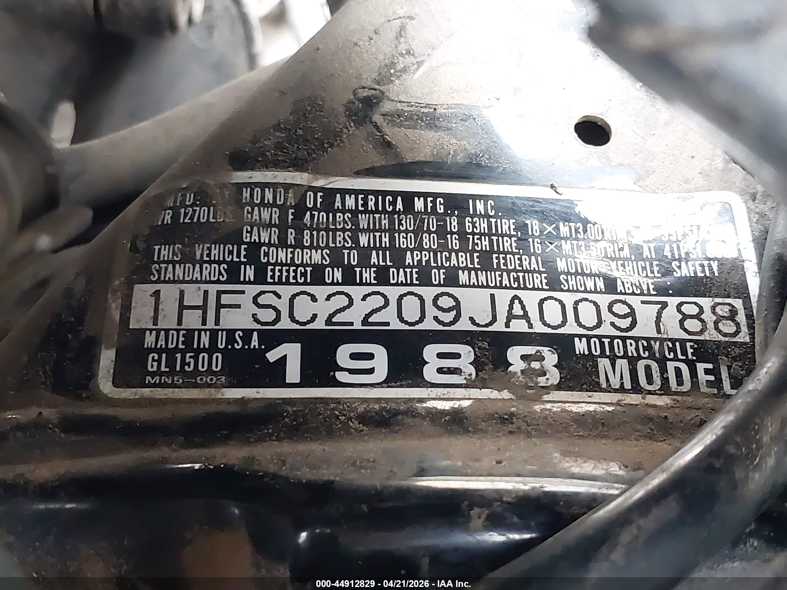 HONDA GL1500 image 10