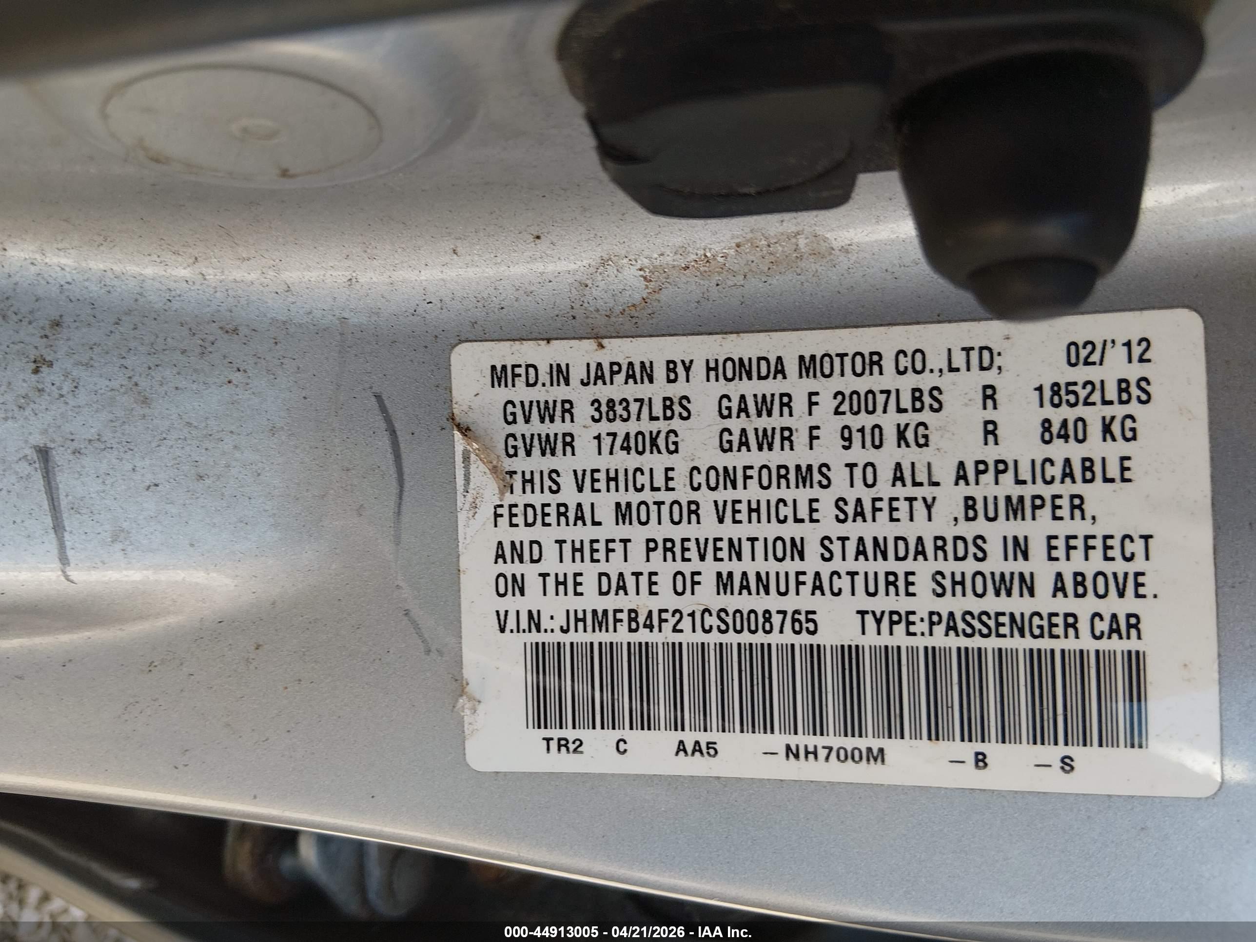 HONDA CIVIC image 9