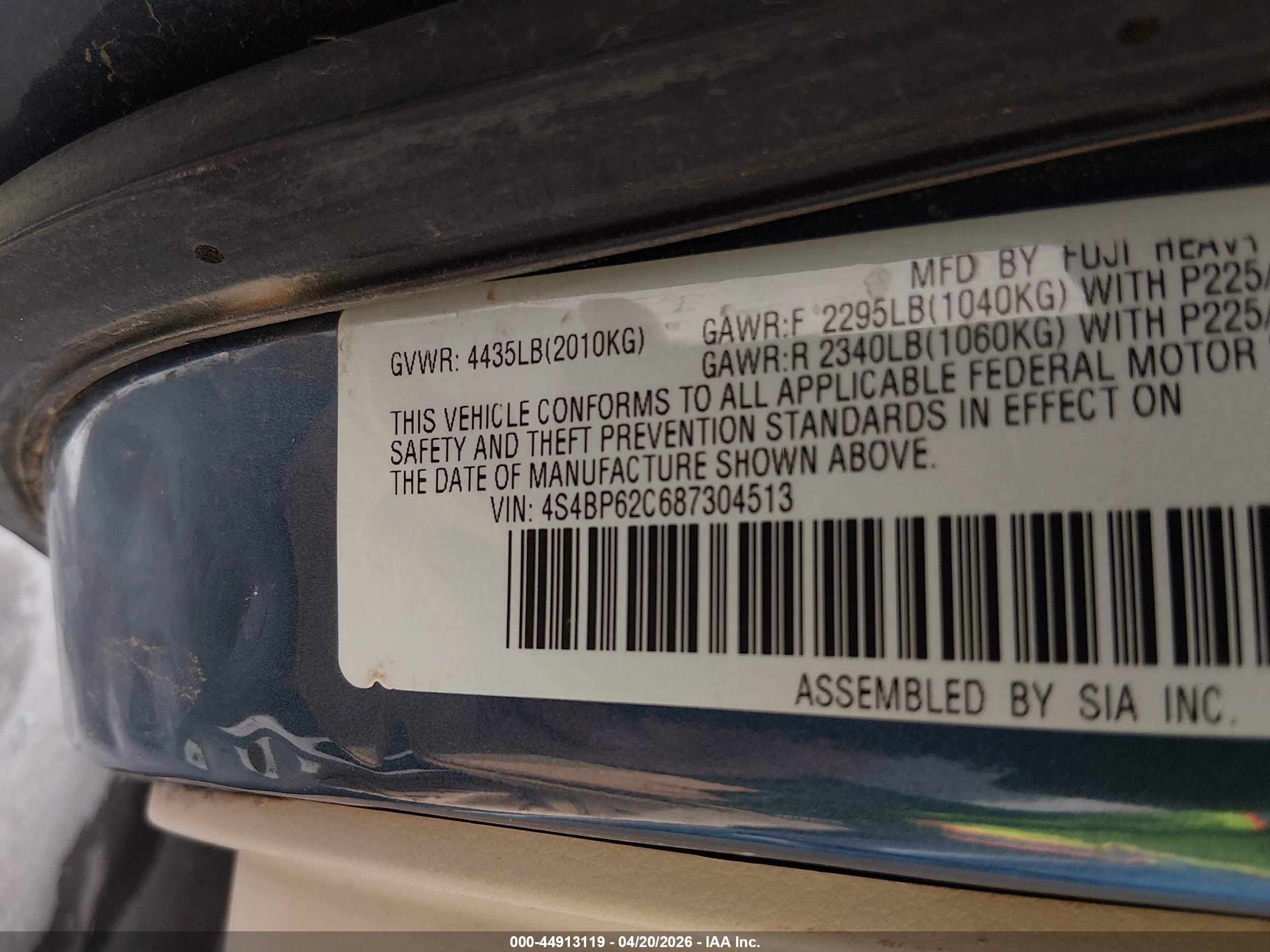 SUBARU OUTBACK image 9