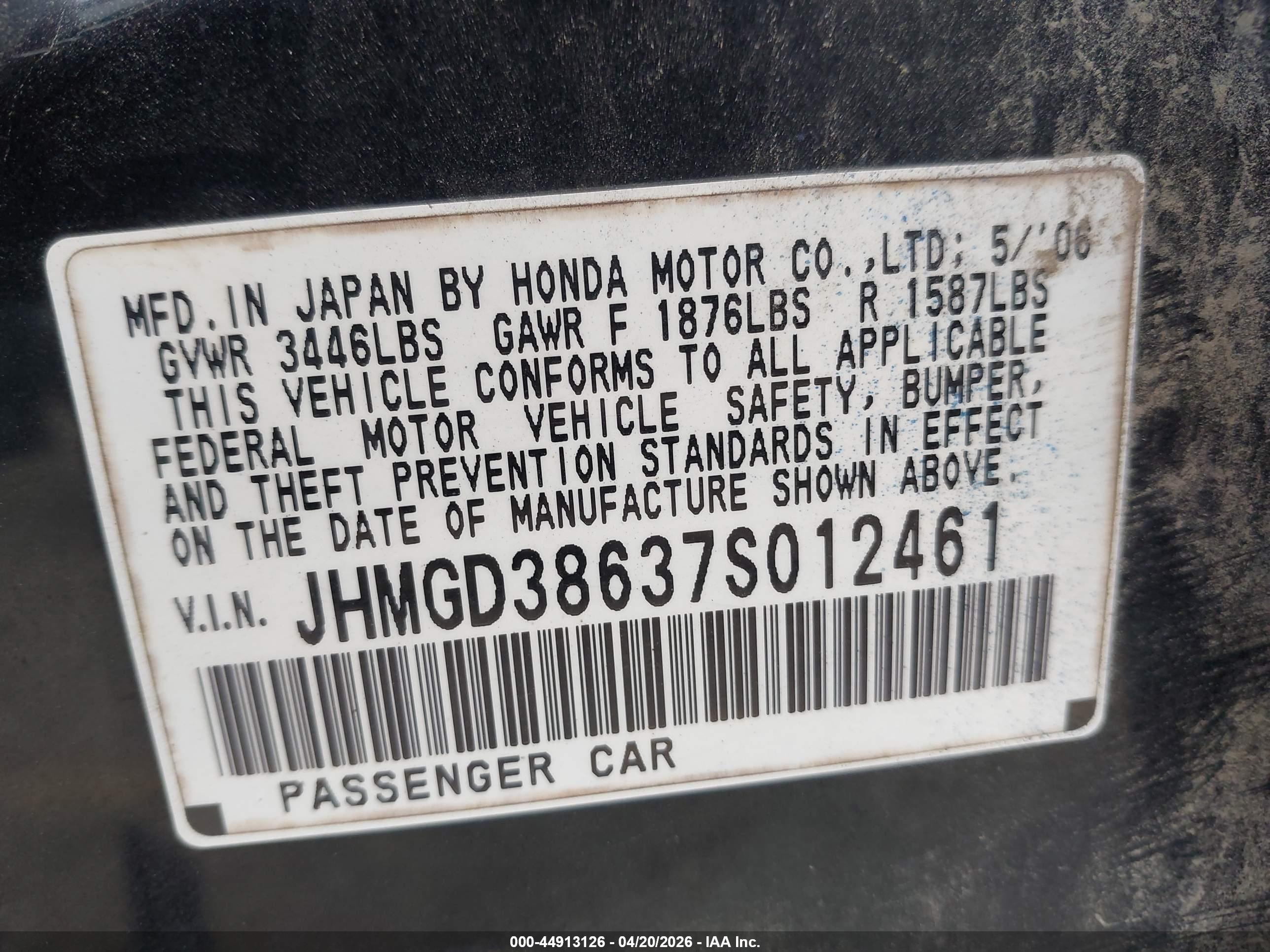 HONDA FIT image 9