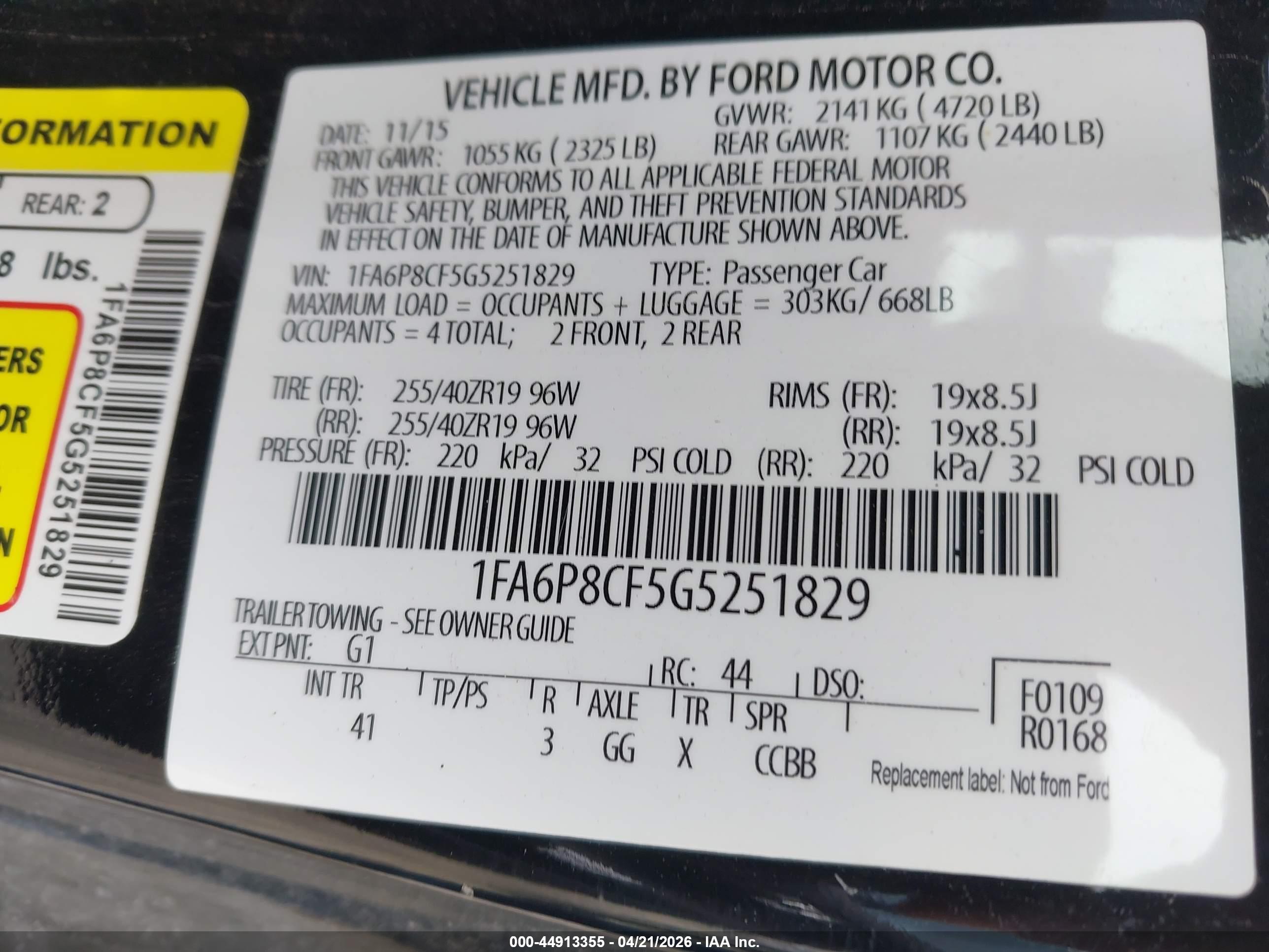 FORD MUSTANG image 9