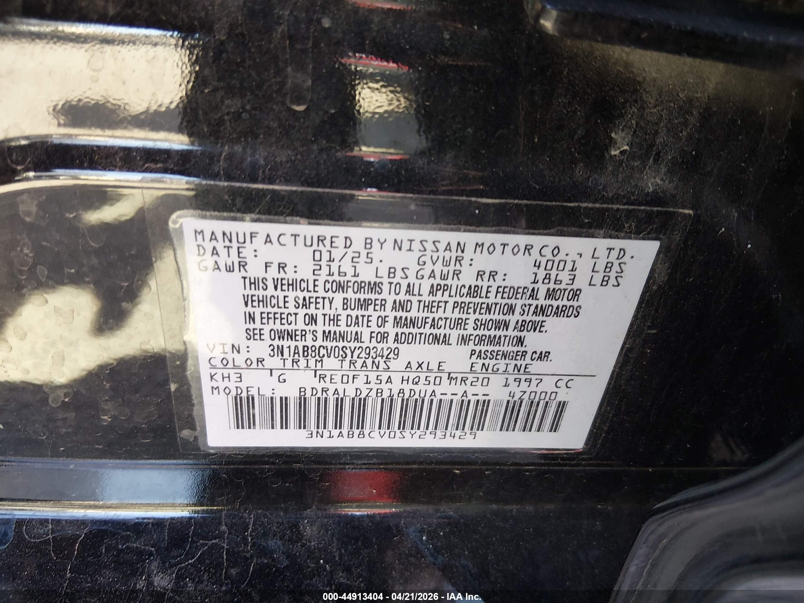 NISSAN SENTRA image 9