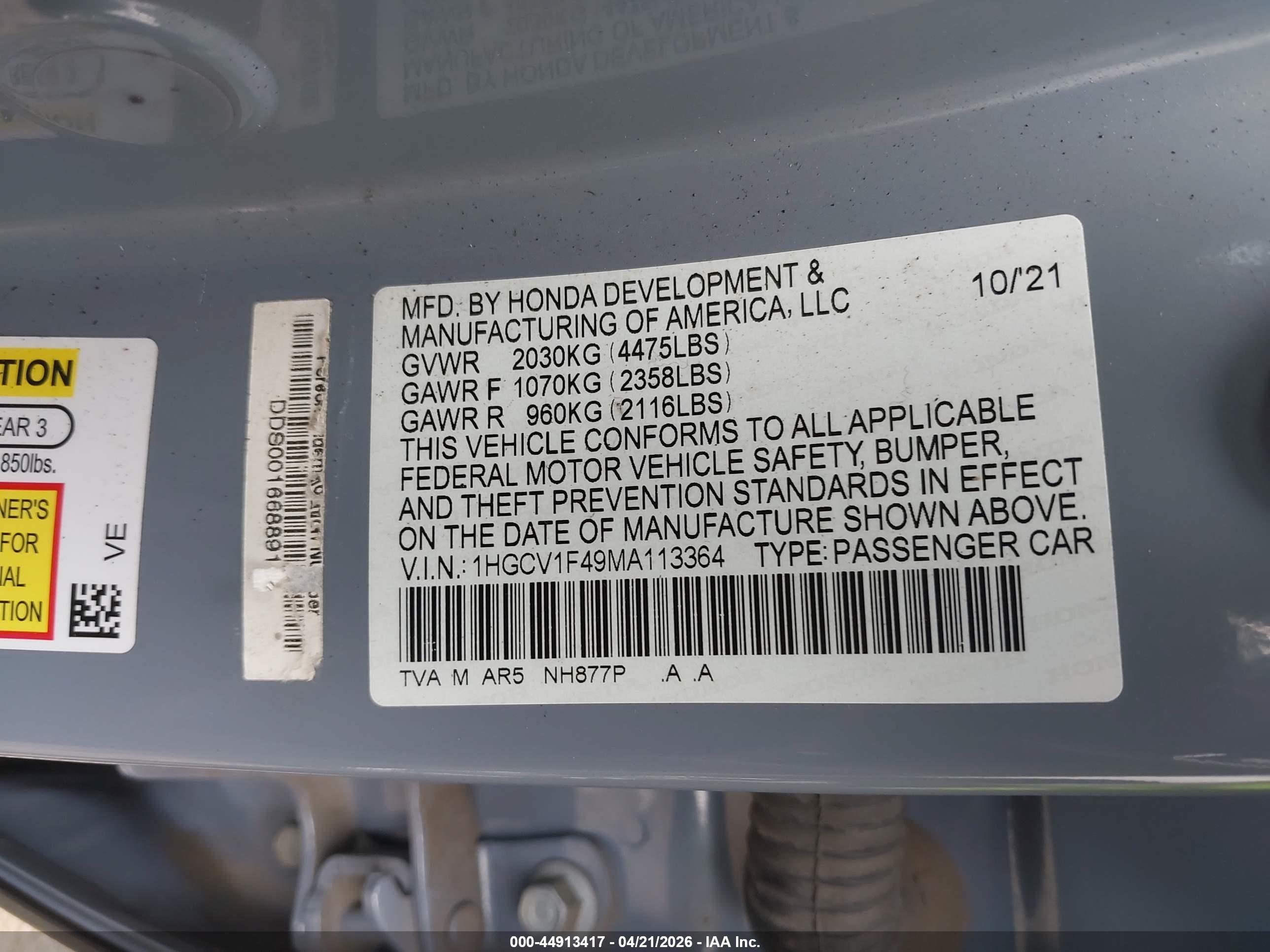 HONDA ACCORD image 9