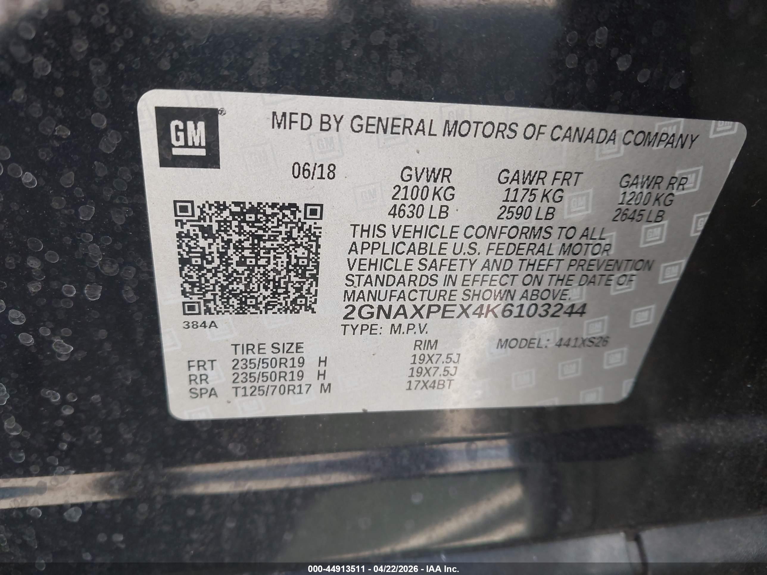 CHEVROLET EQUINOX image 9