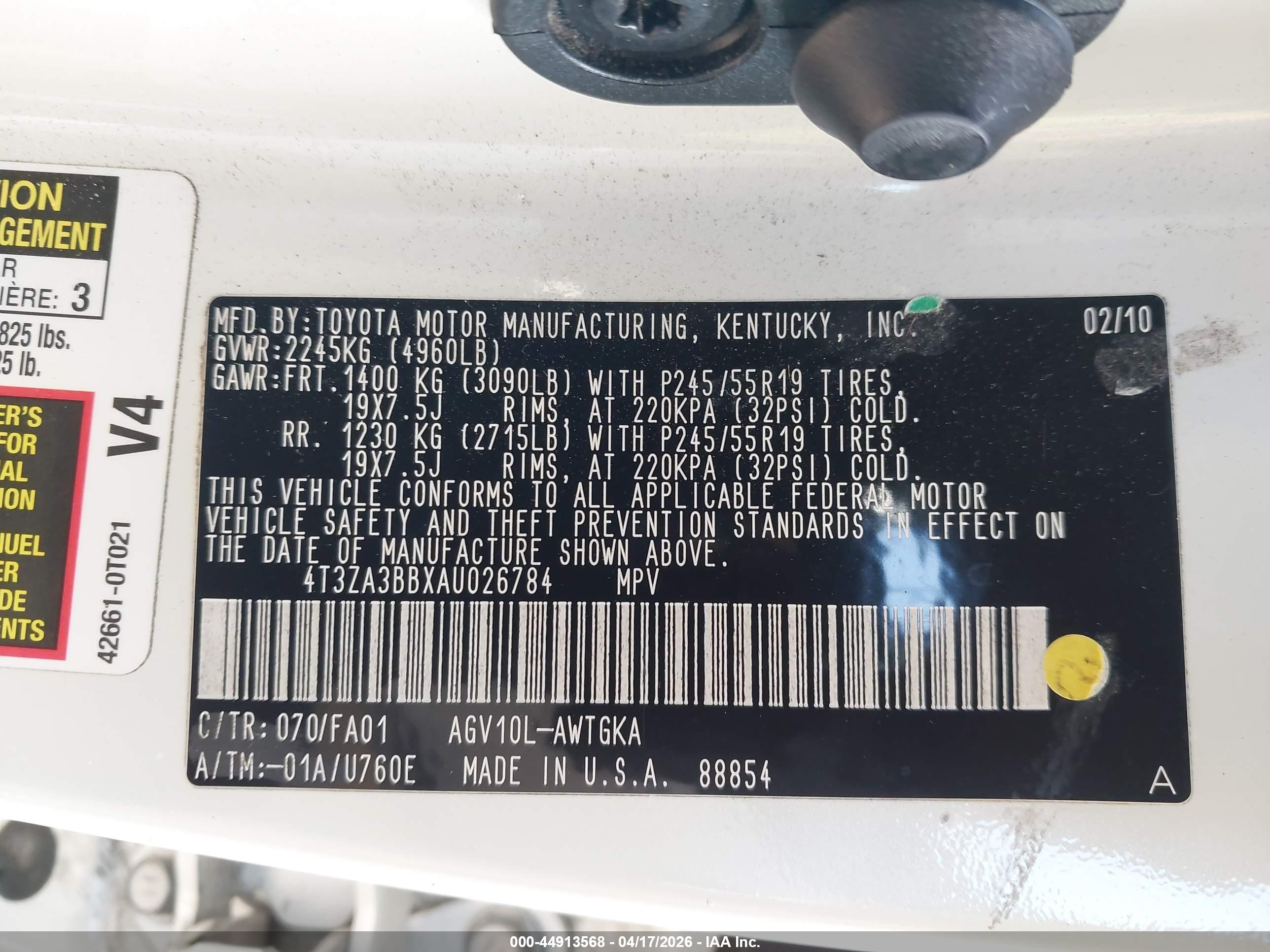 TOYOTA VENZA image 9