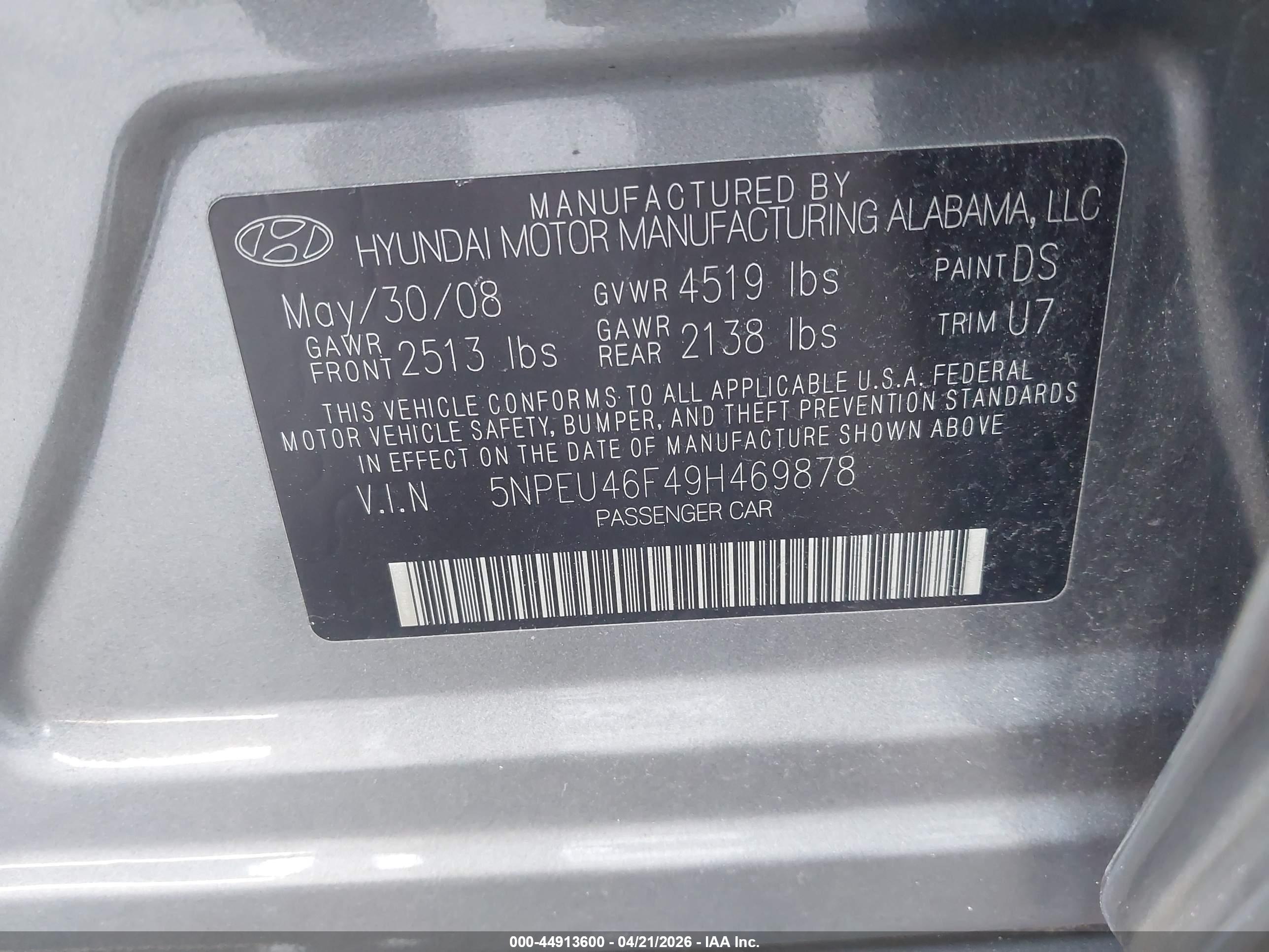 HYUNDAI SONATA image 9