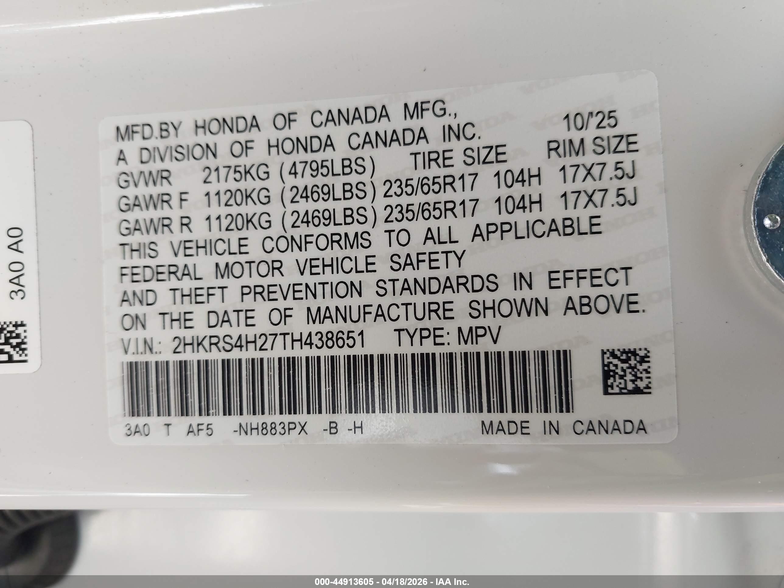 HONDA CR-V image 9