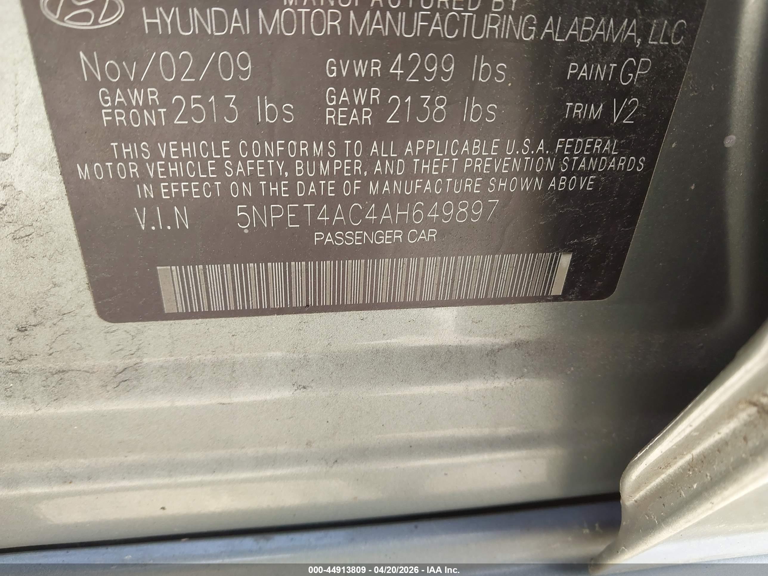 HYUNDAI SONATA image 9