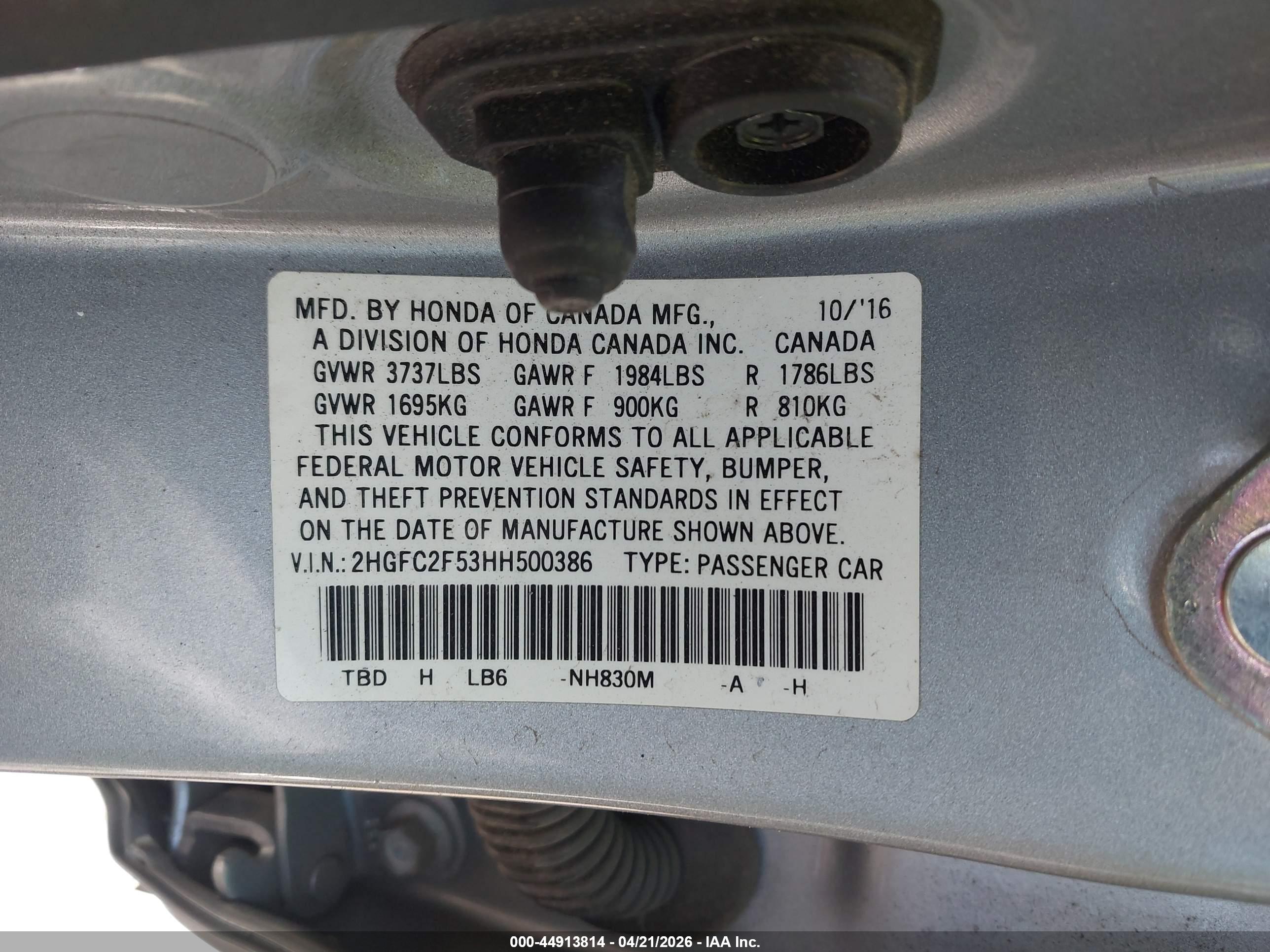 HONDA CIVIC image 9