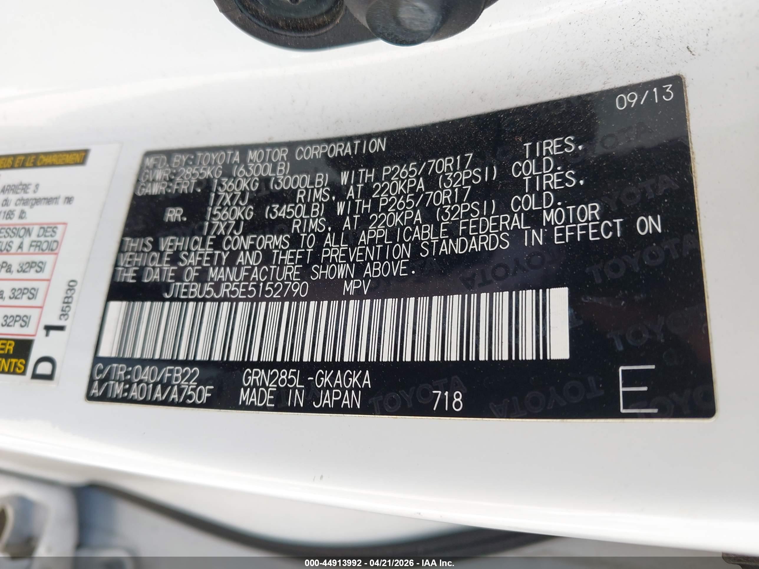 TOYOTA 4RUNNER image 9