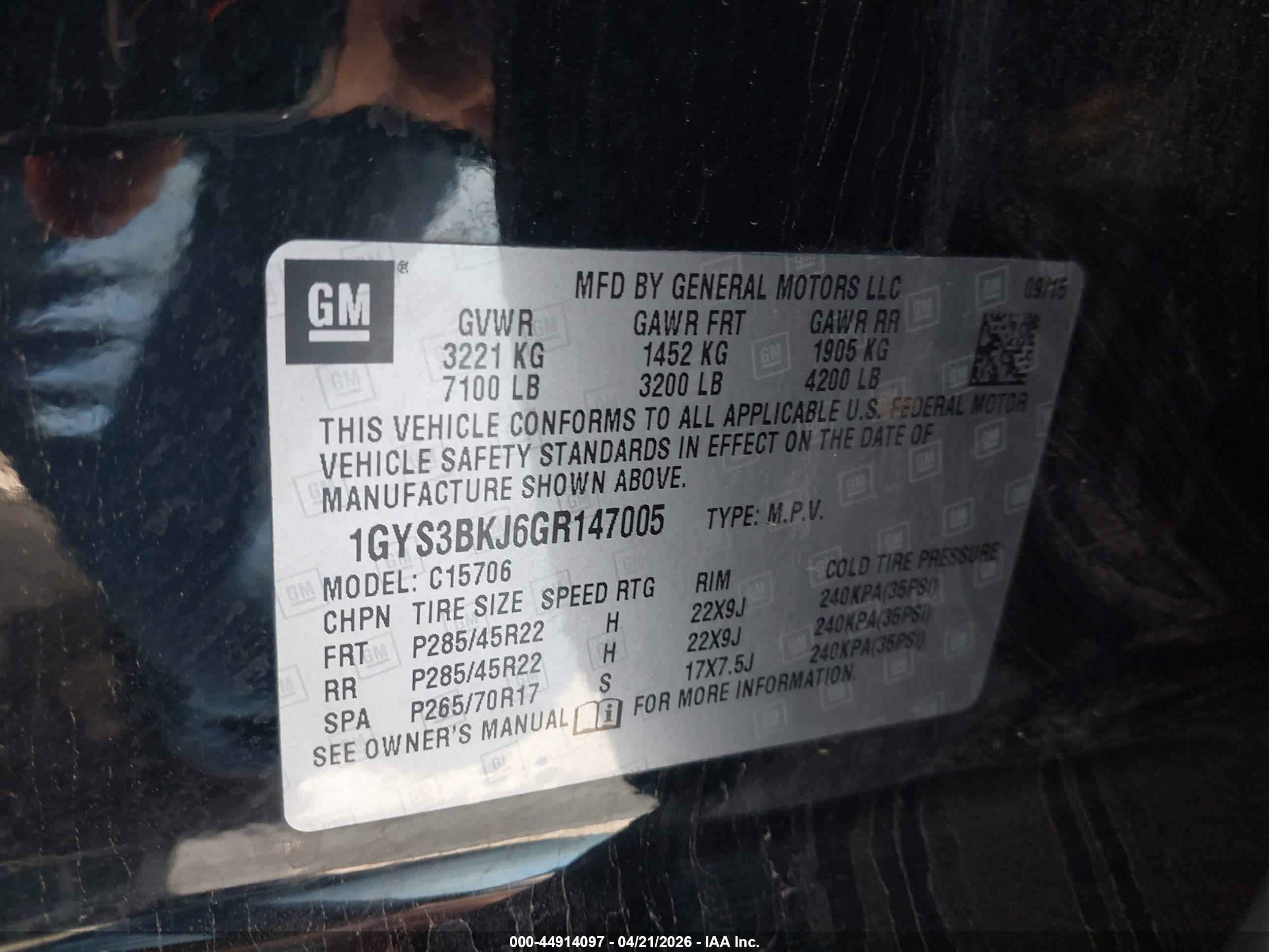 CADILLAC ESCALADE image 9
