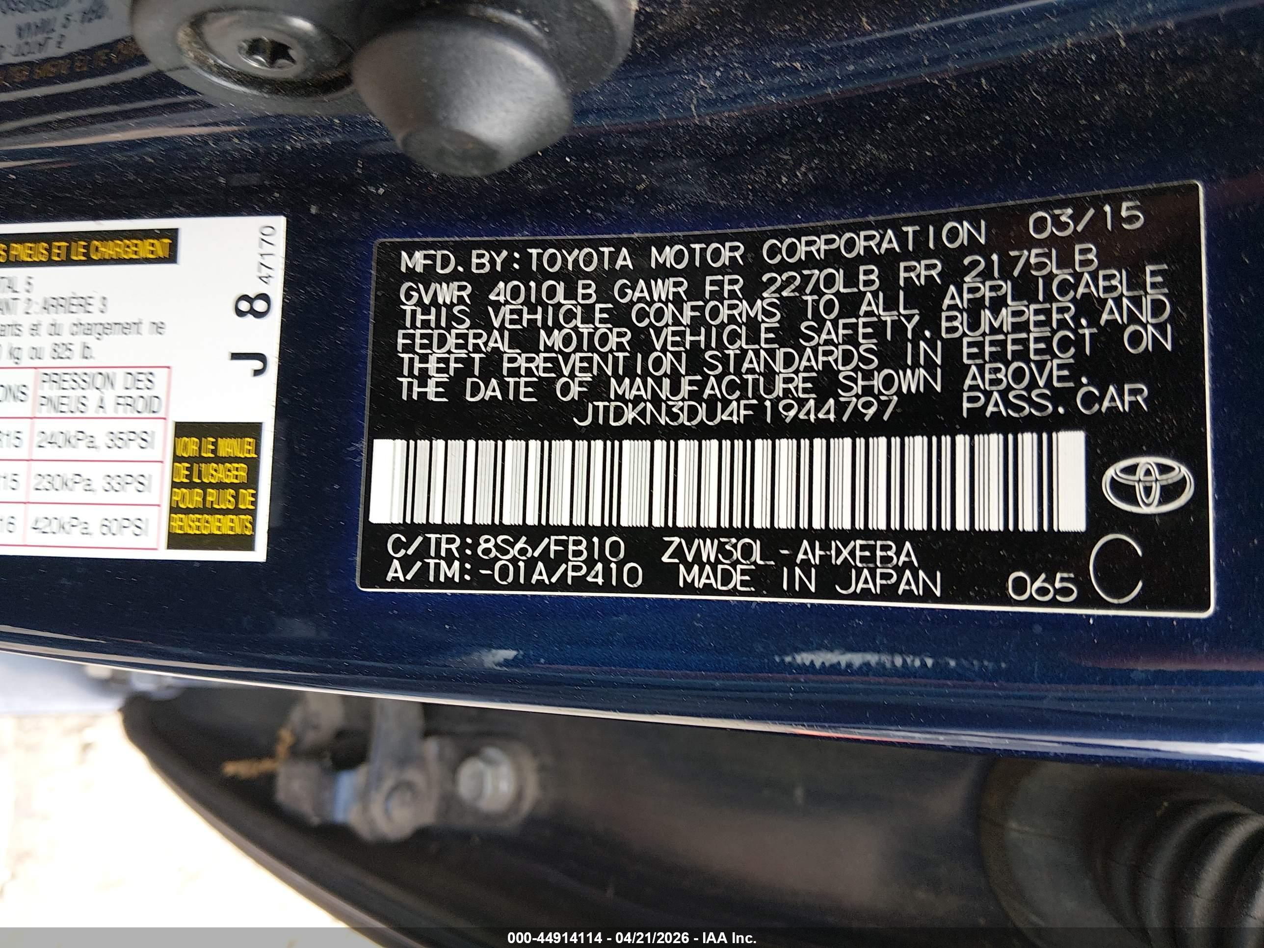 TOYOTA PRIUS image 9