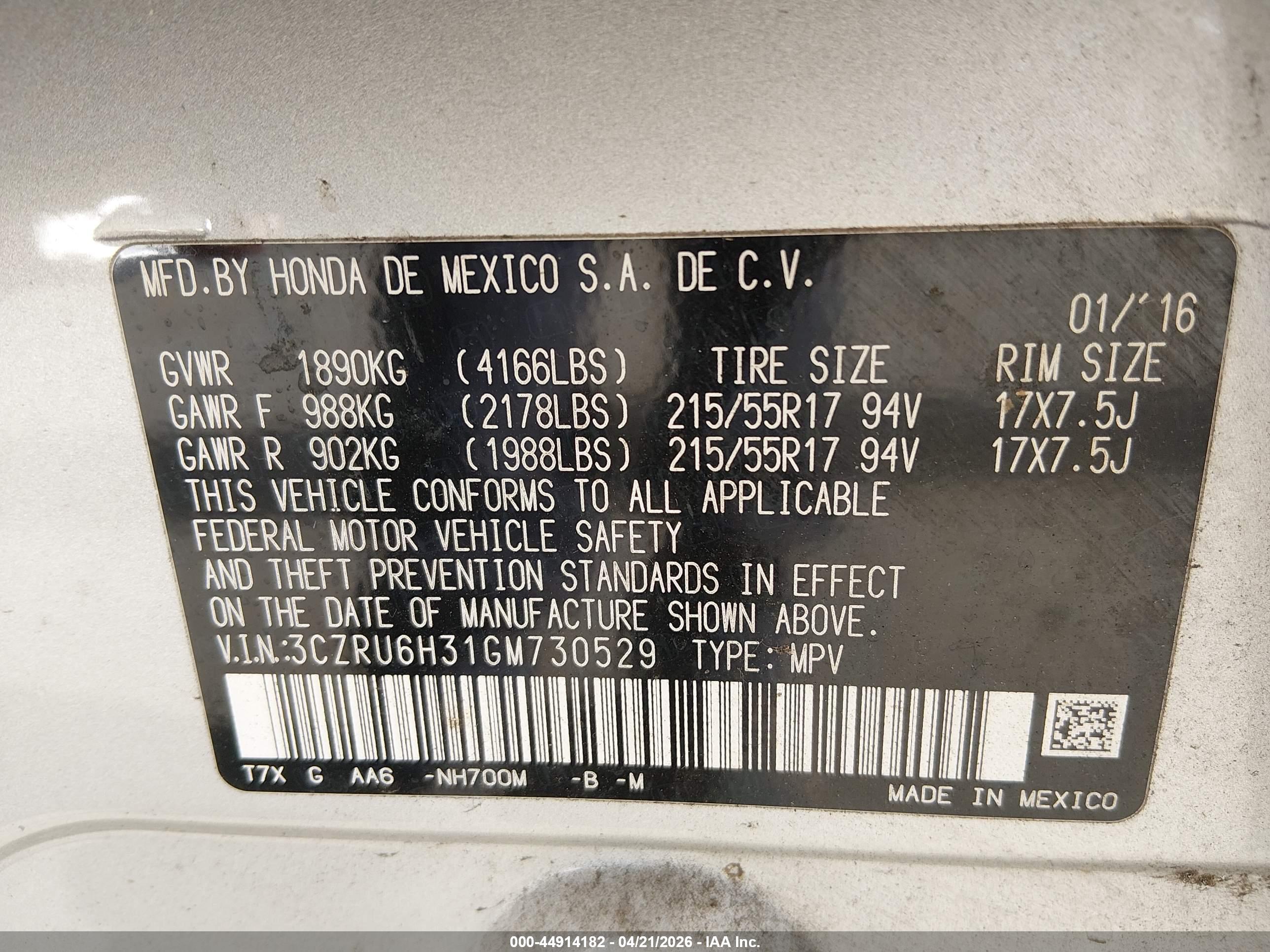 HONDA HR-V image 9