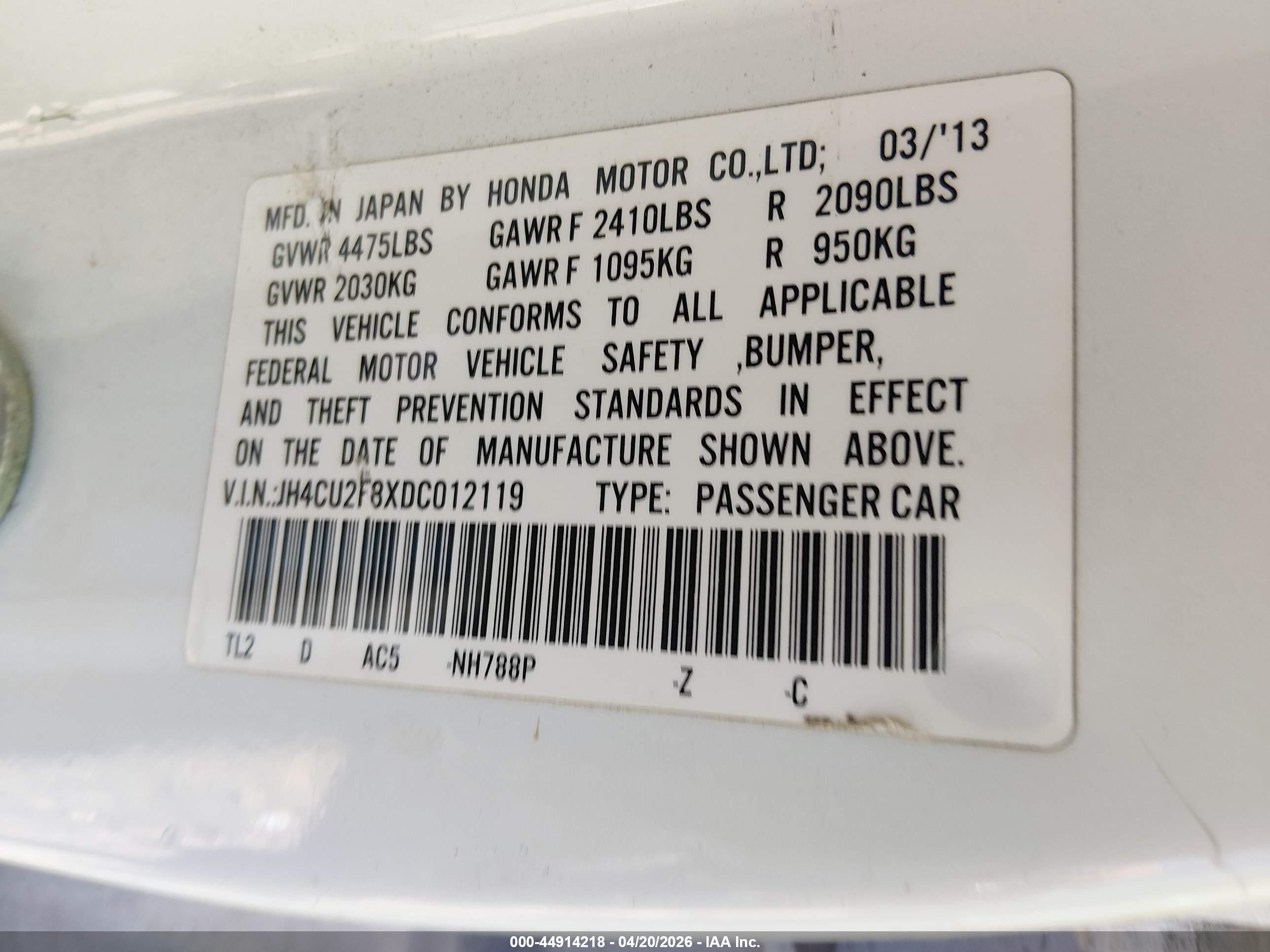 ACURA TSX image 9