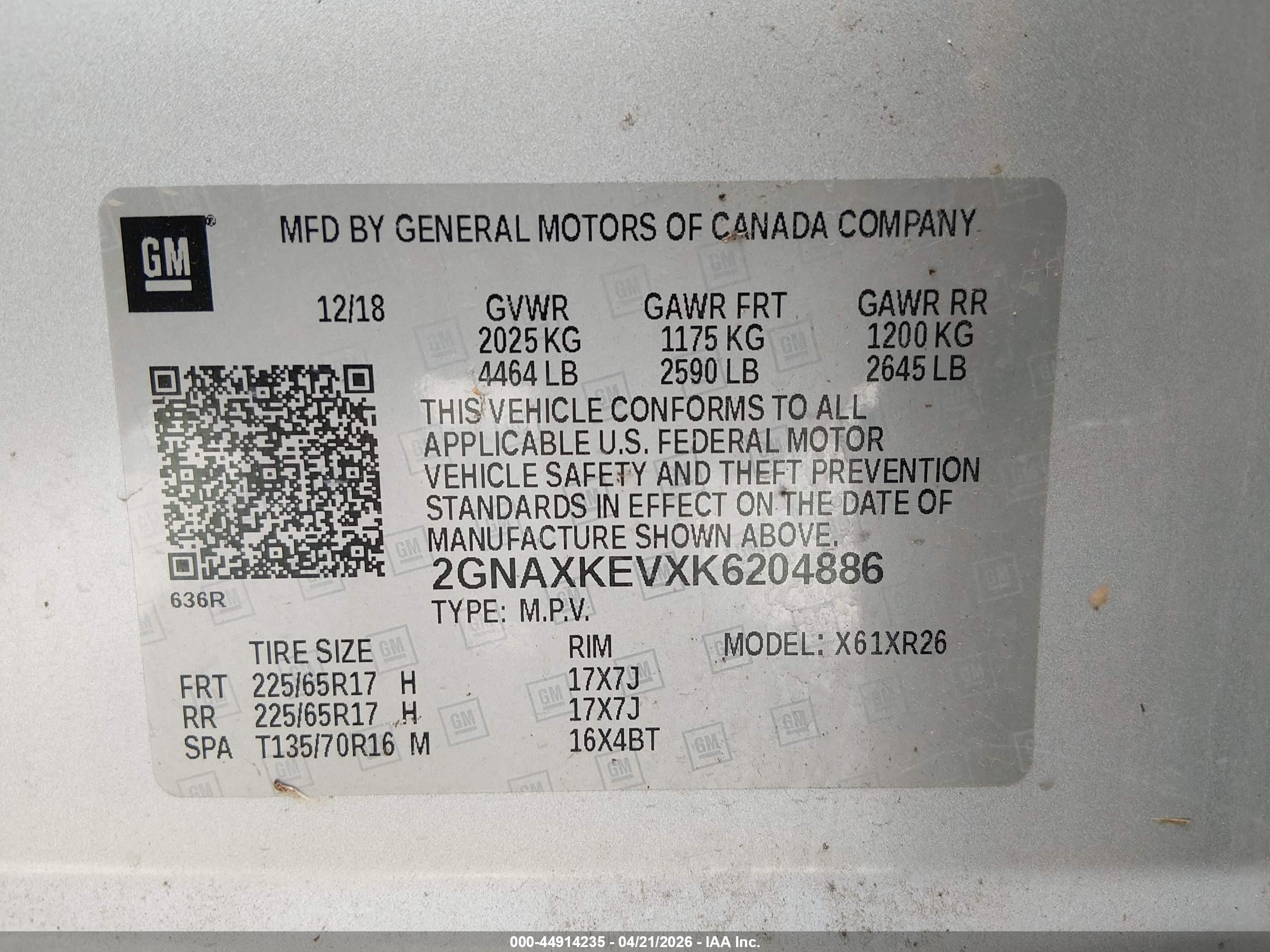 CHEVROLET EQUINOX image 9