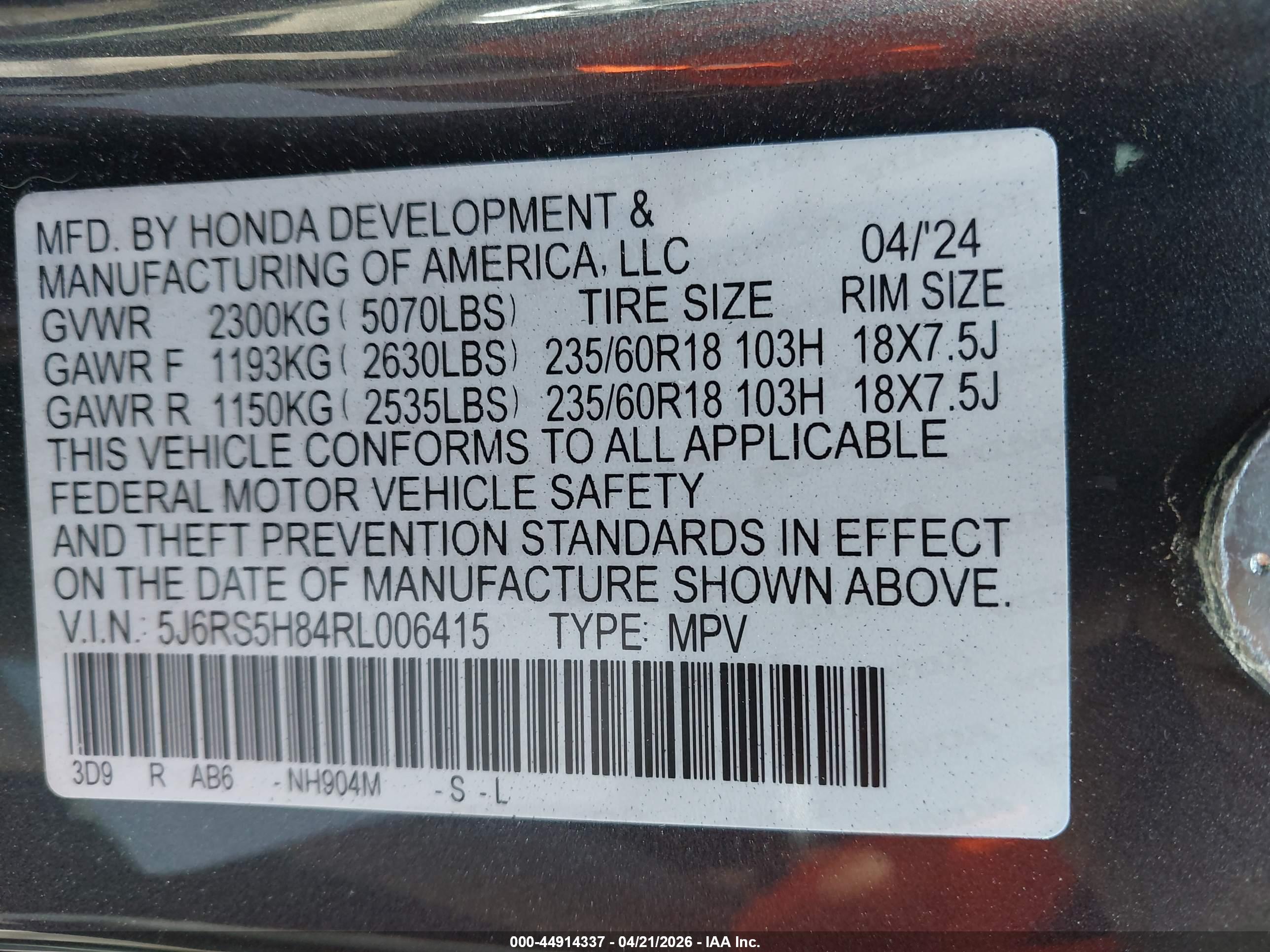 HONDA CR-V image 9