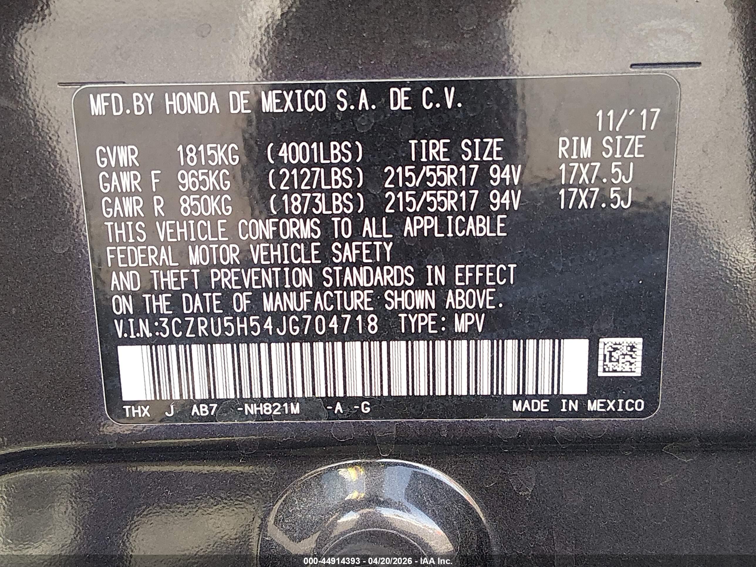 HONDA HR-V image 9