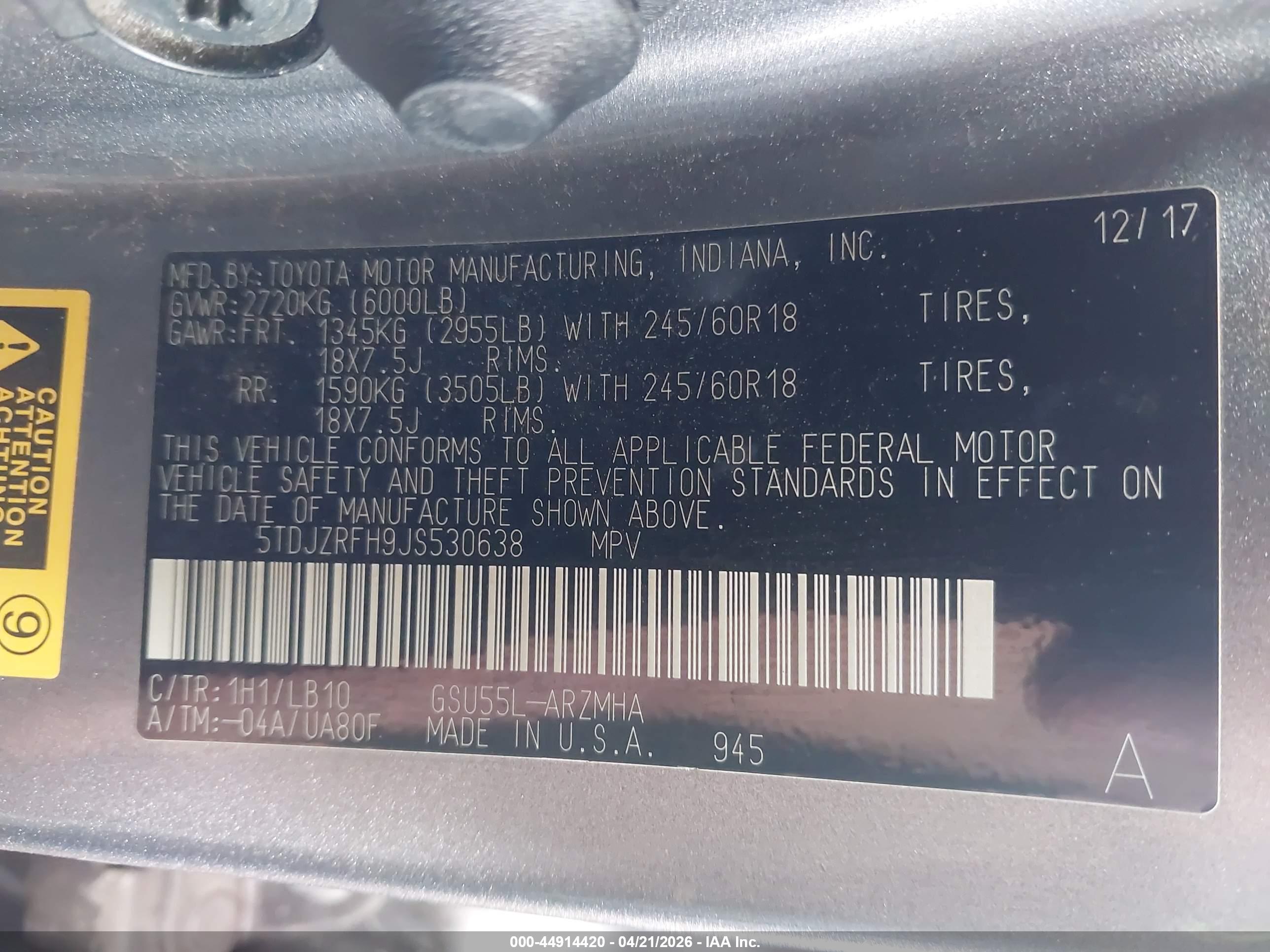 TOYOTA HIGHLANDER image 9
