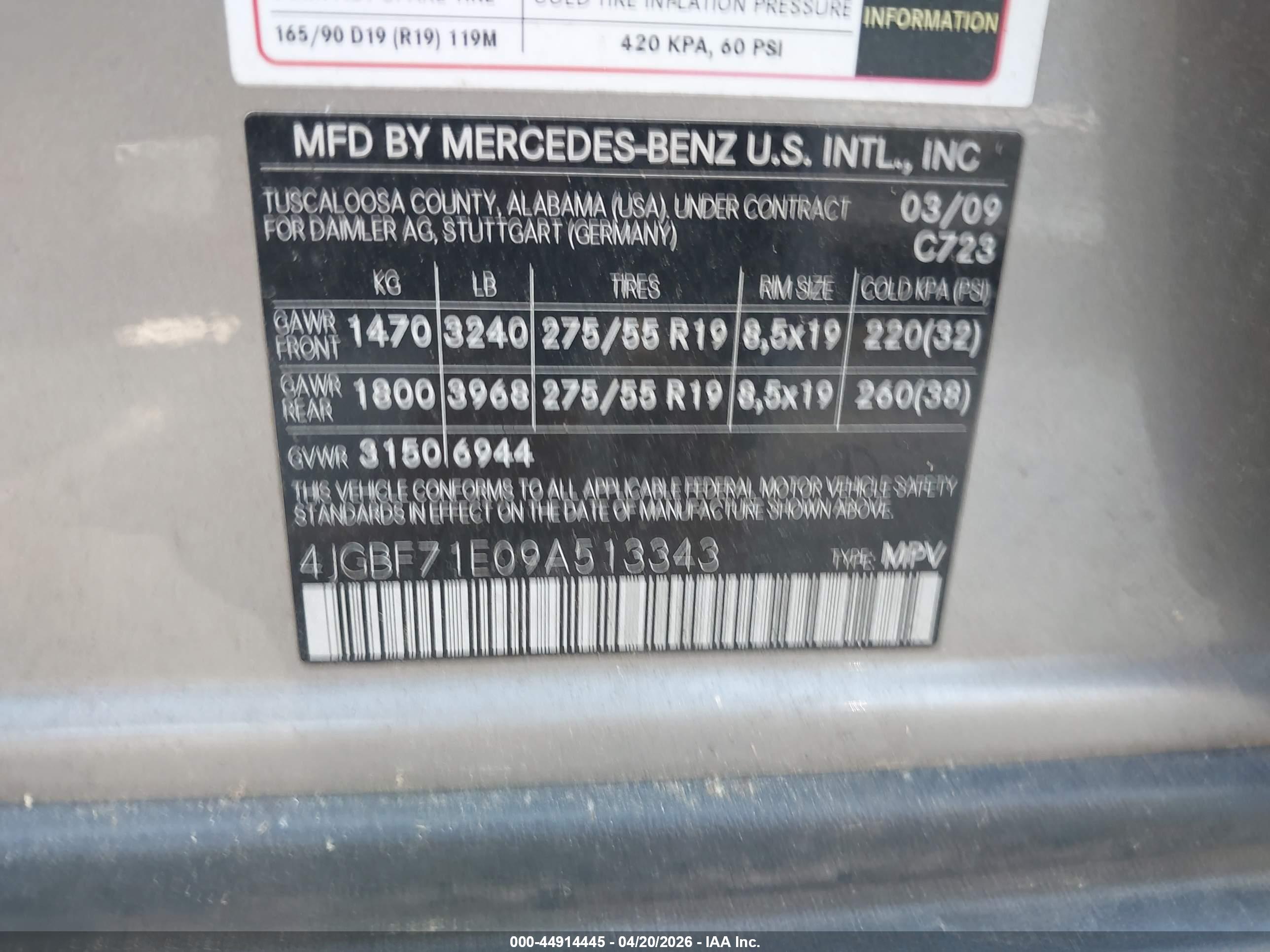 MERCEDES-BENZ GL image 9