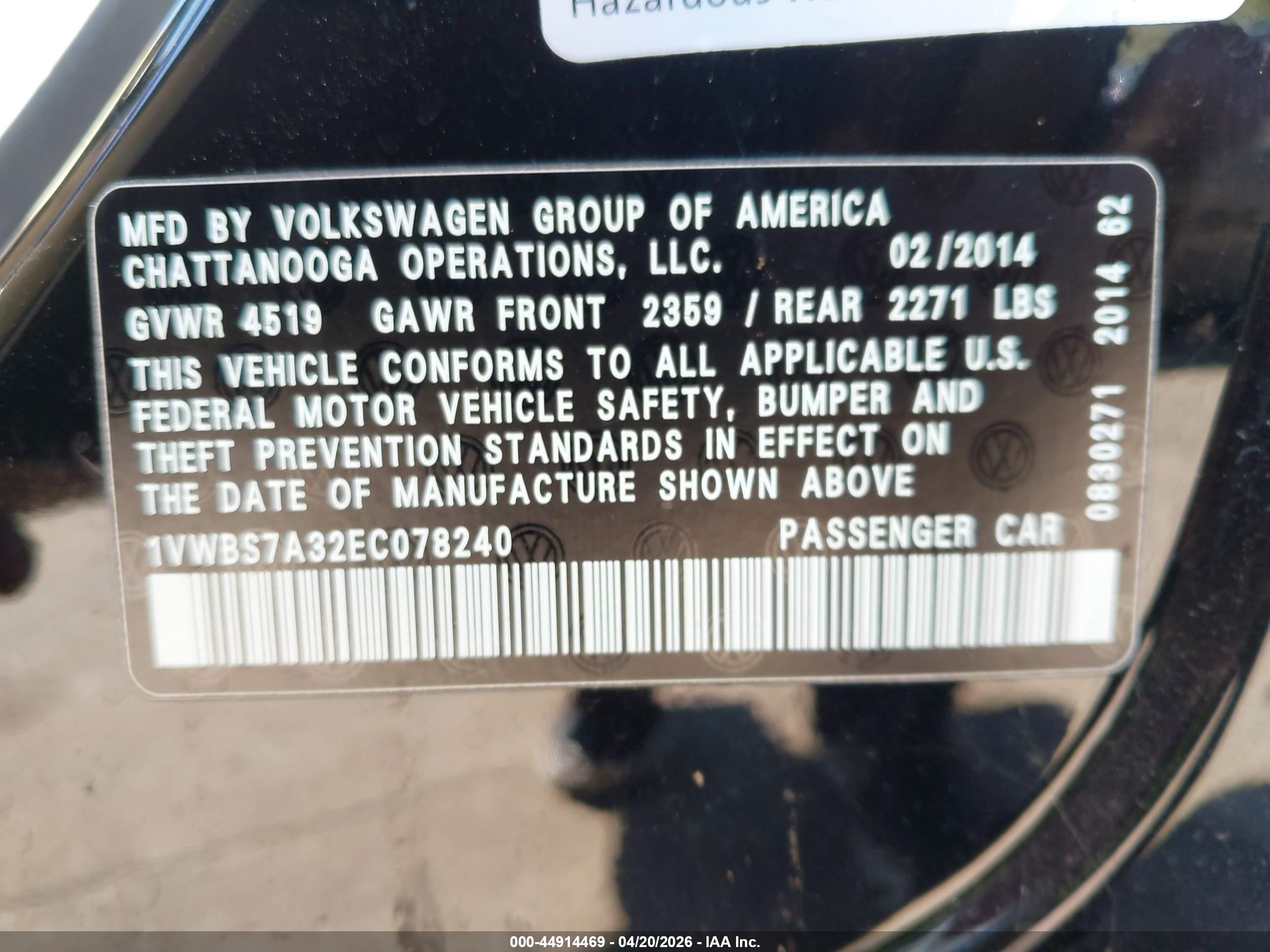 VOLKSWAGEN PASSAT image 9