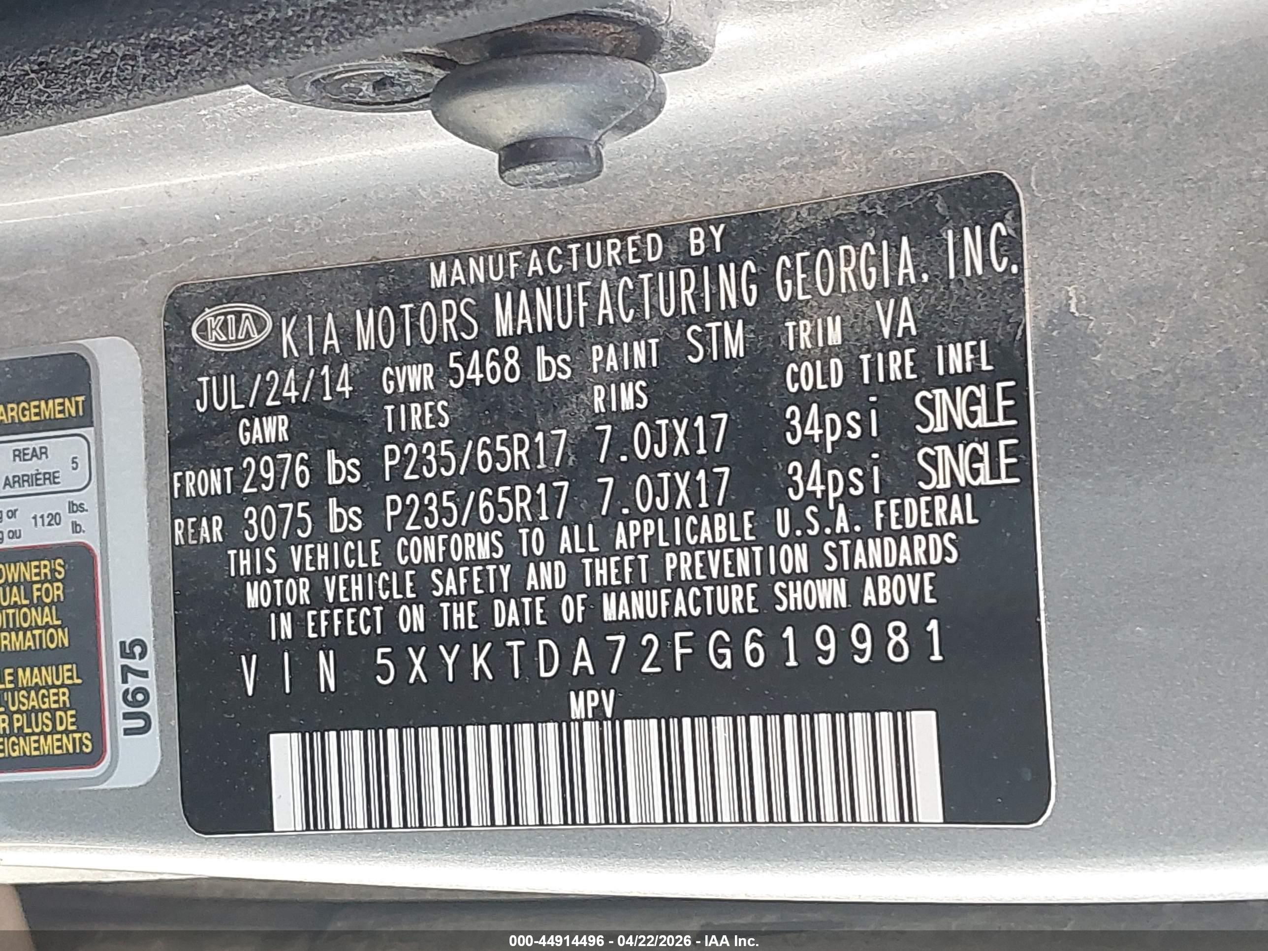 KIA SORENTO image 9