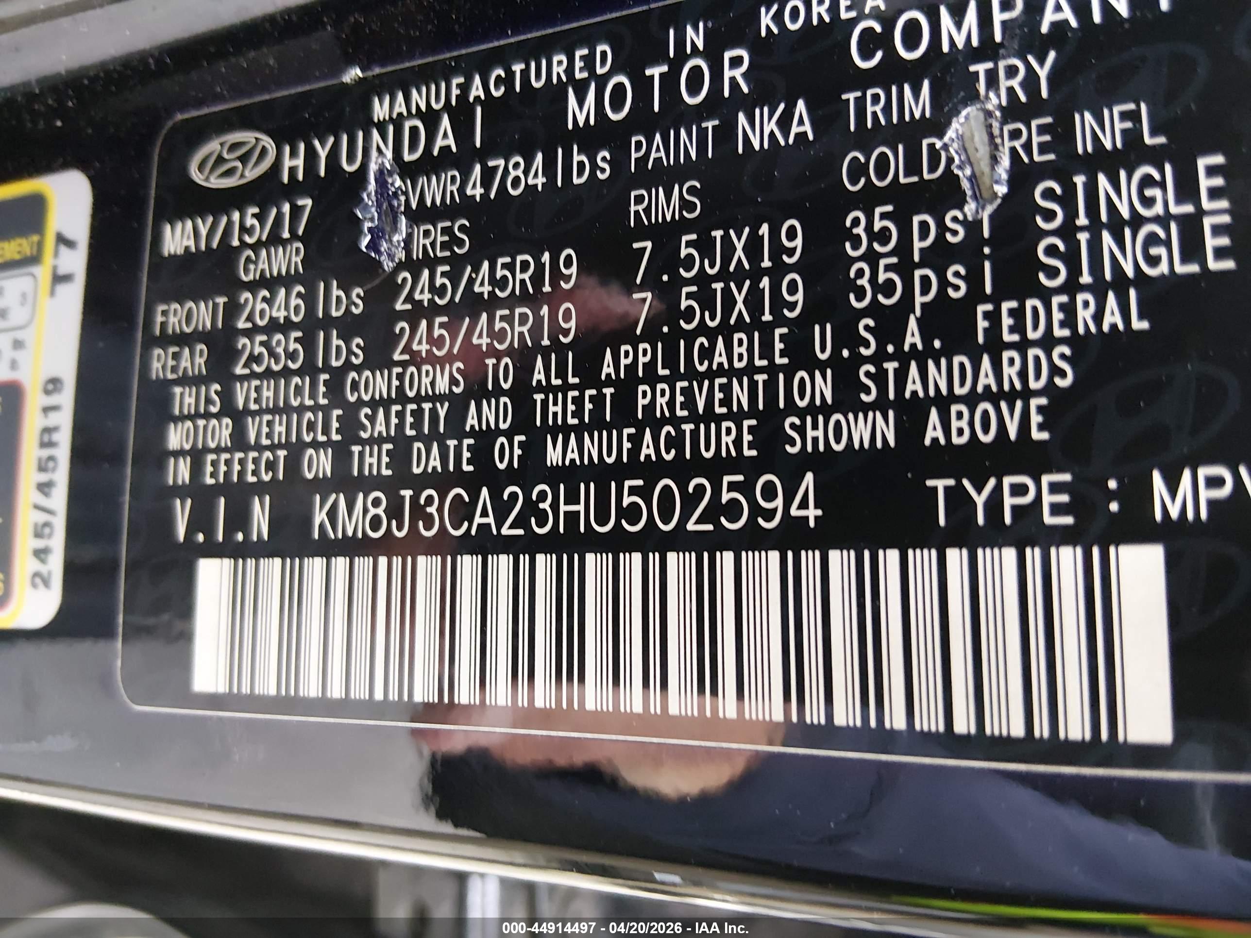 HYUNDAI TUCSON image 9