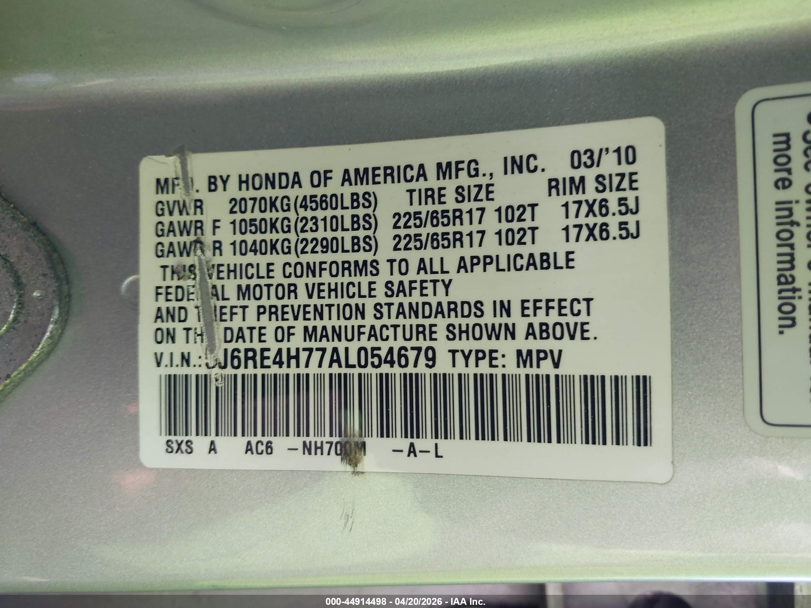 HONDA CR-V image 9