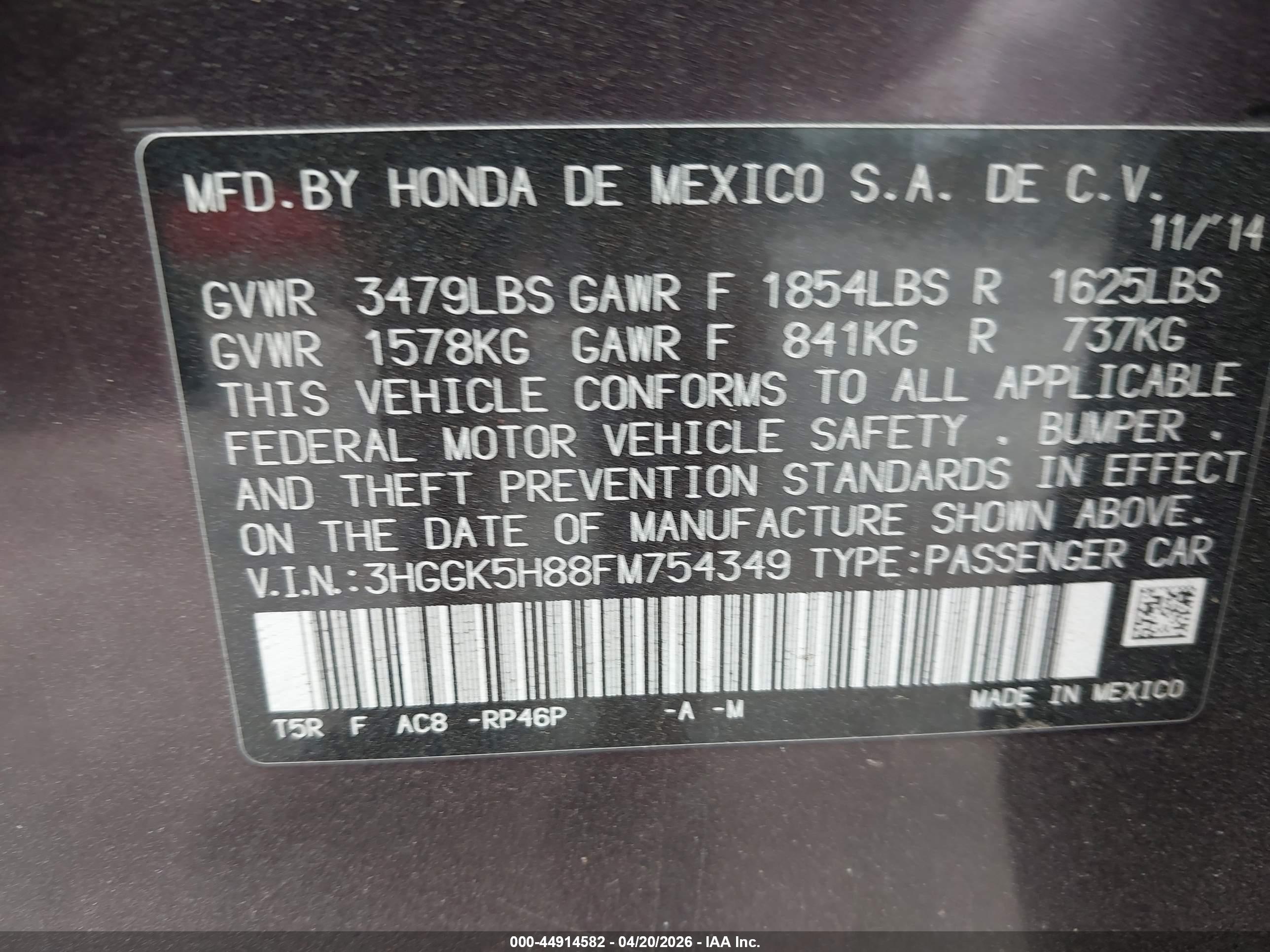 HONDA FIT image 9