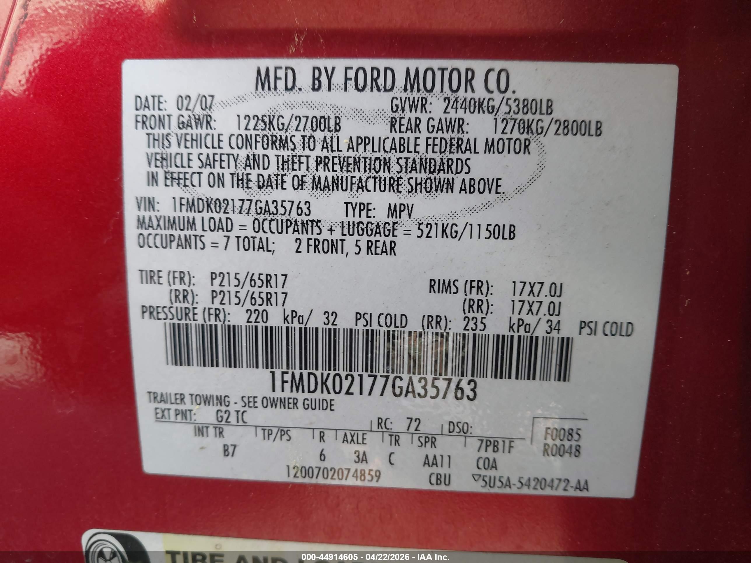 FORD FREESTYLE image 9