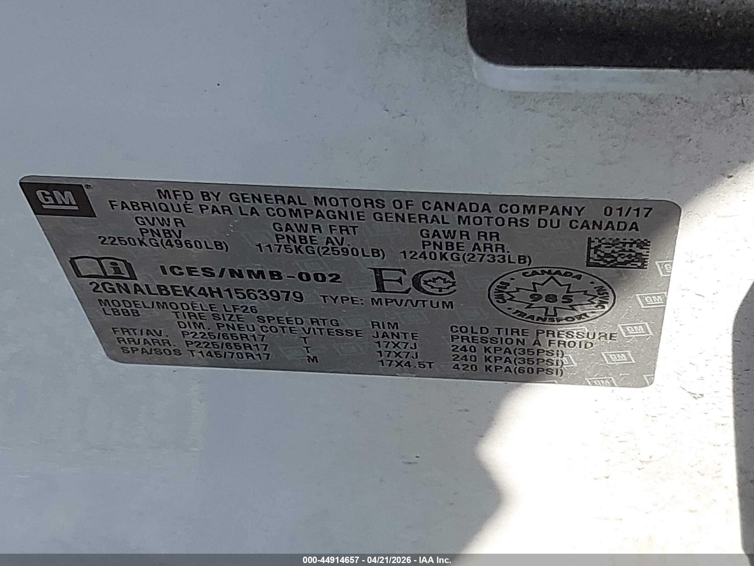 CHEVROLET EQUINOX image 9