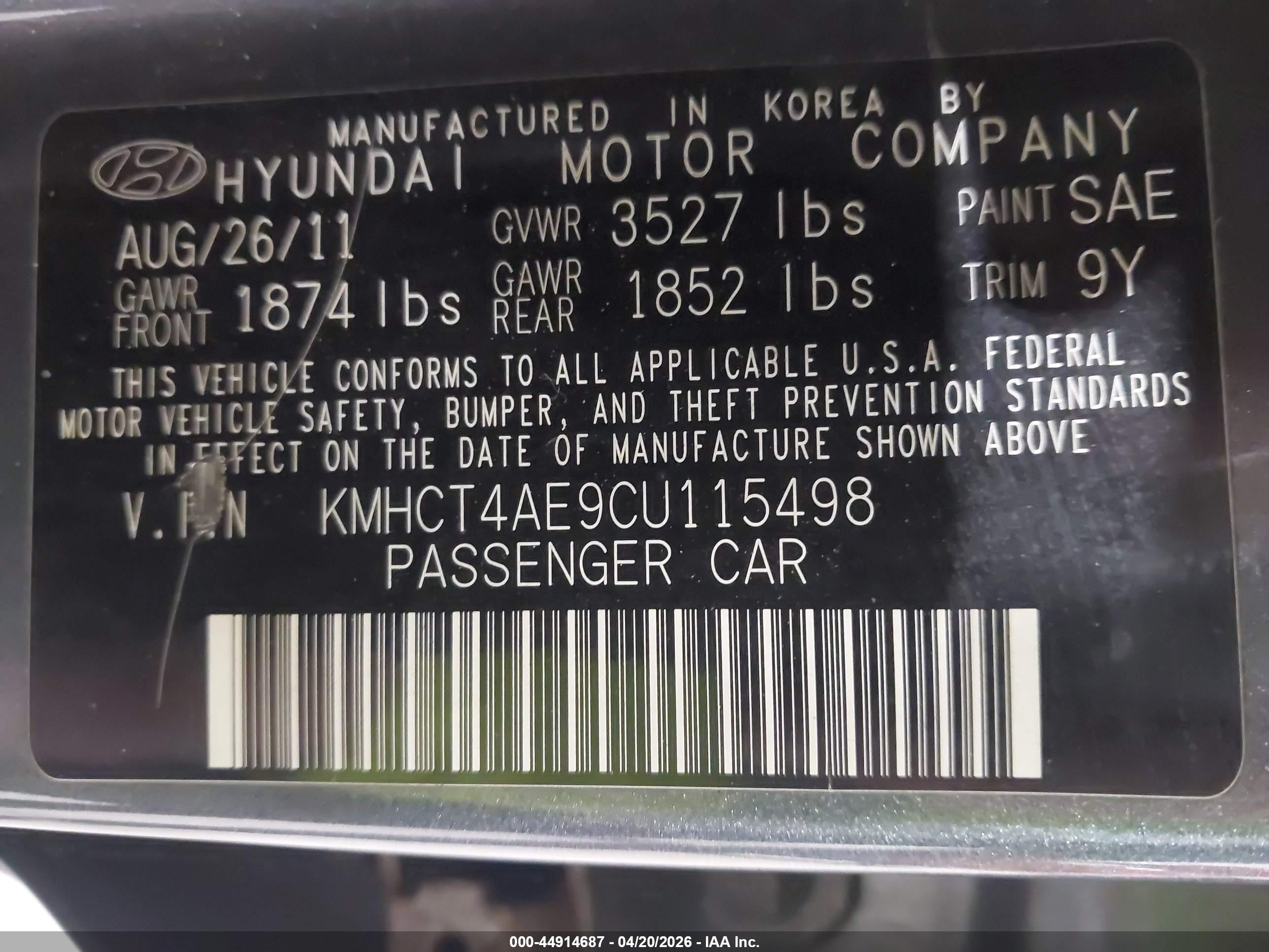 HYUNDAI ACCENT image 9
