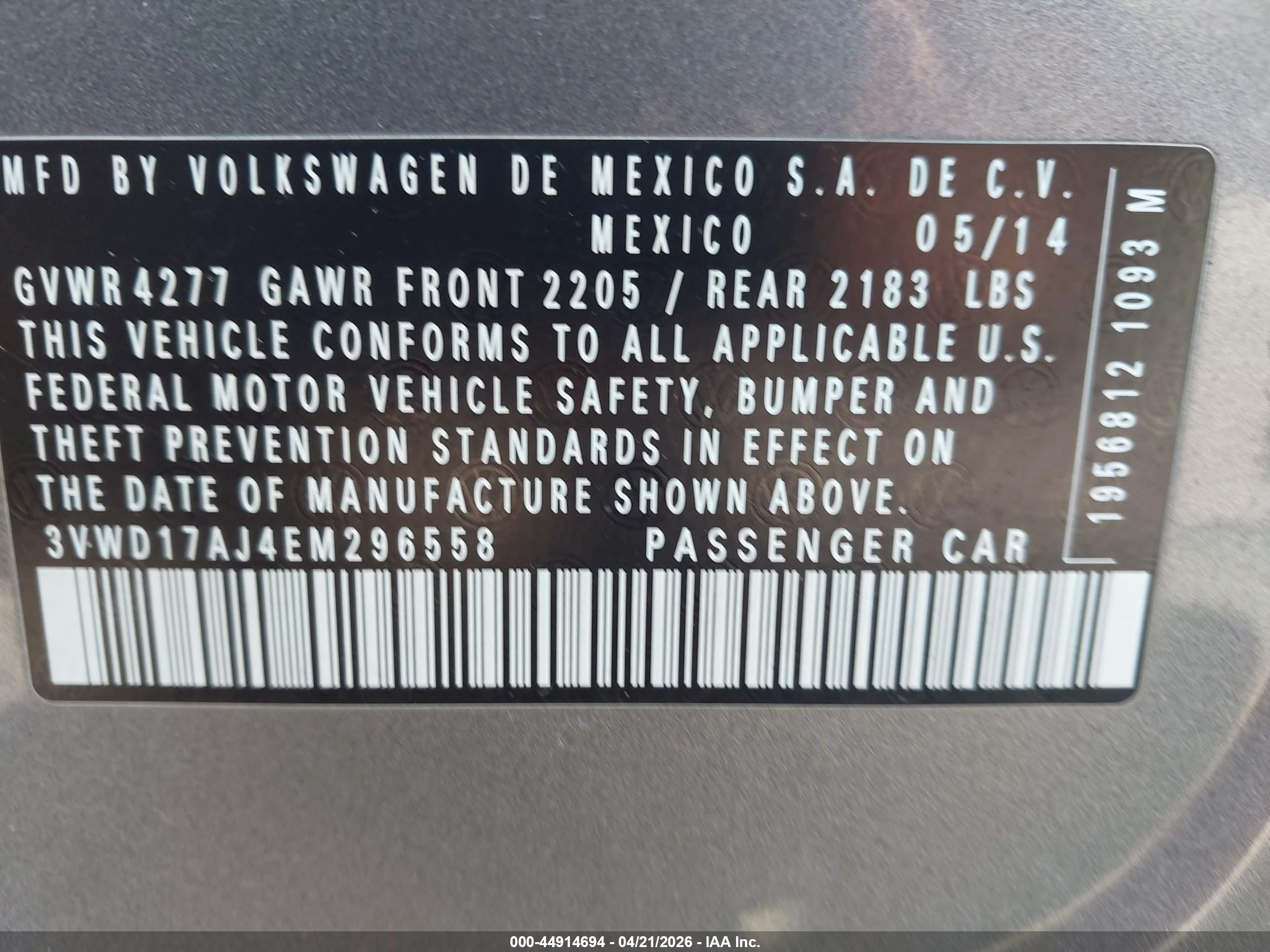 VOLKSWAGEN JETTA image 9