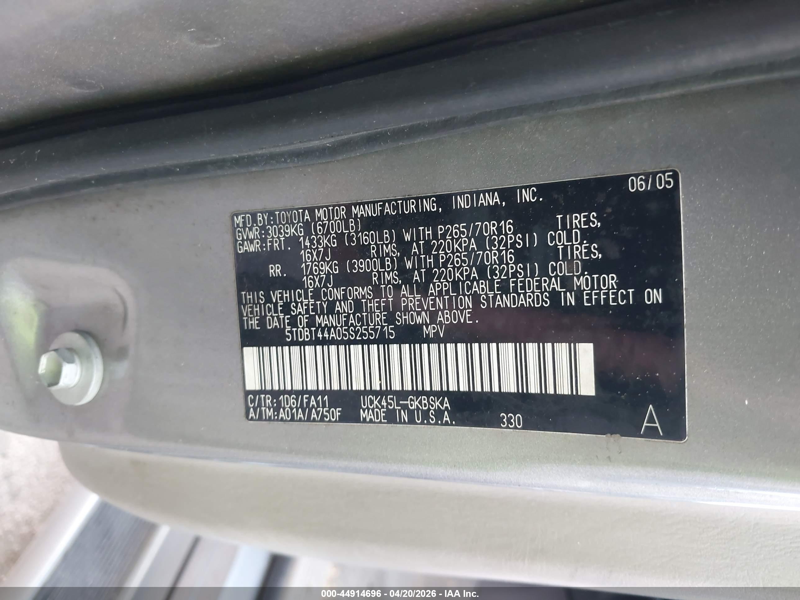TOYOTA SEQUOIA image 9