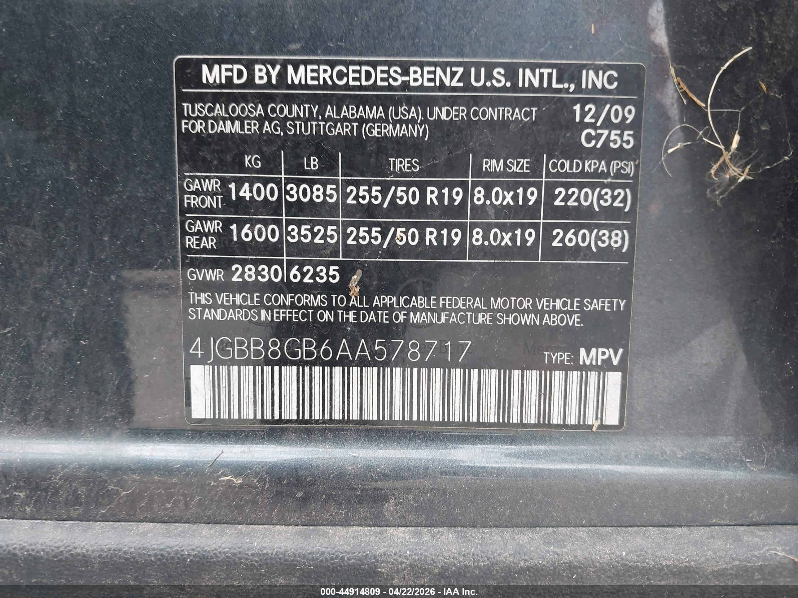 MERCEDES-BENZ ML image 9