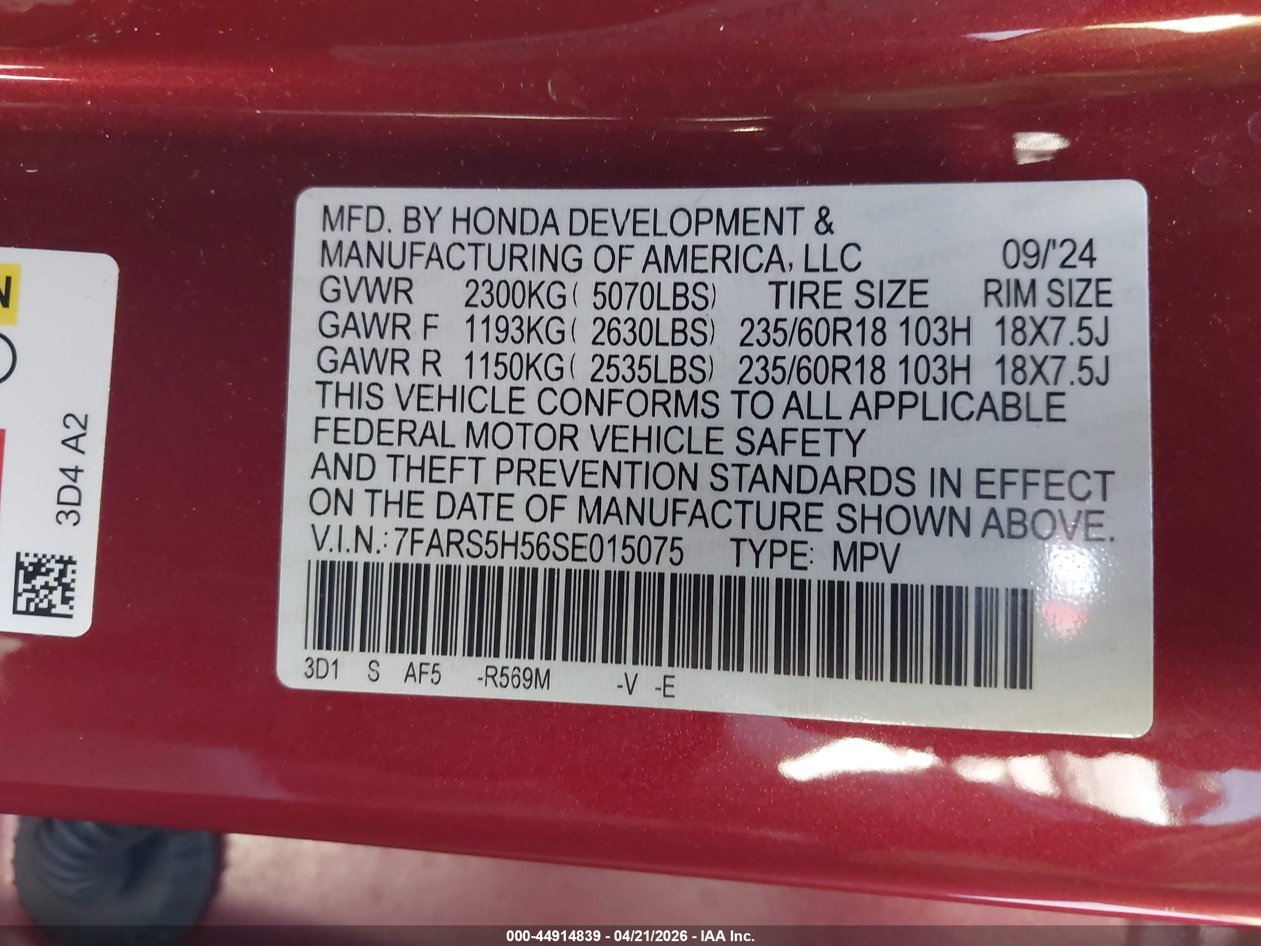 HONDA CR-V image 9