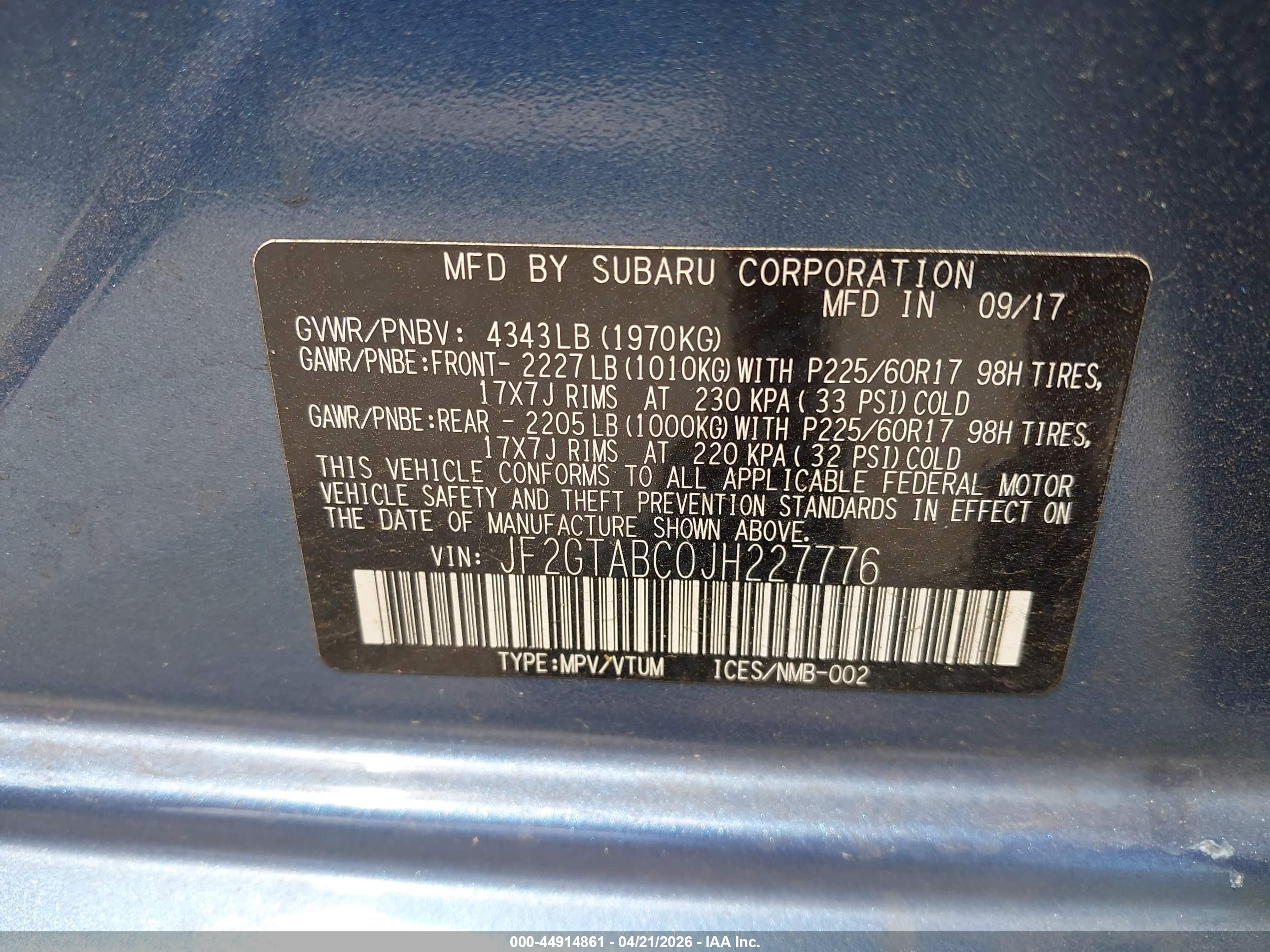 SUBARU CROSSTREK image 9