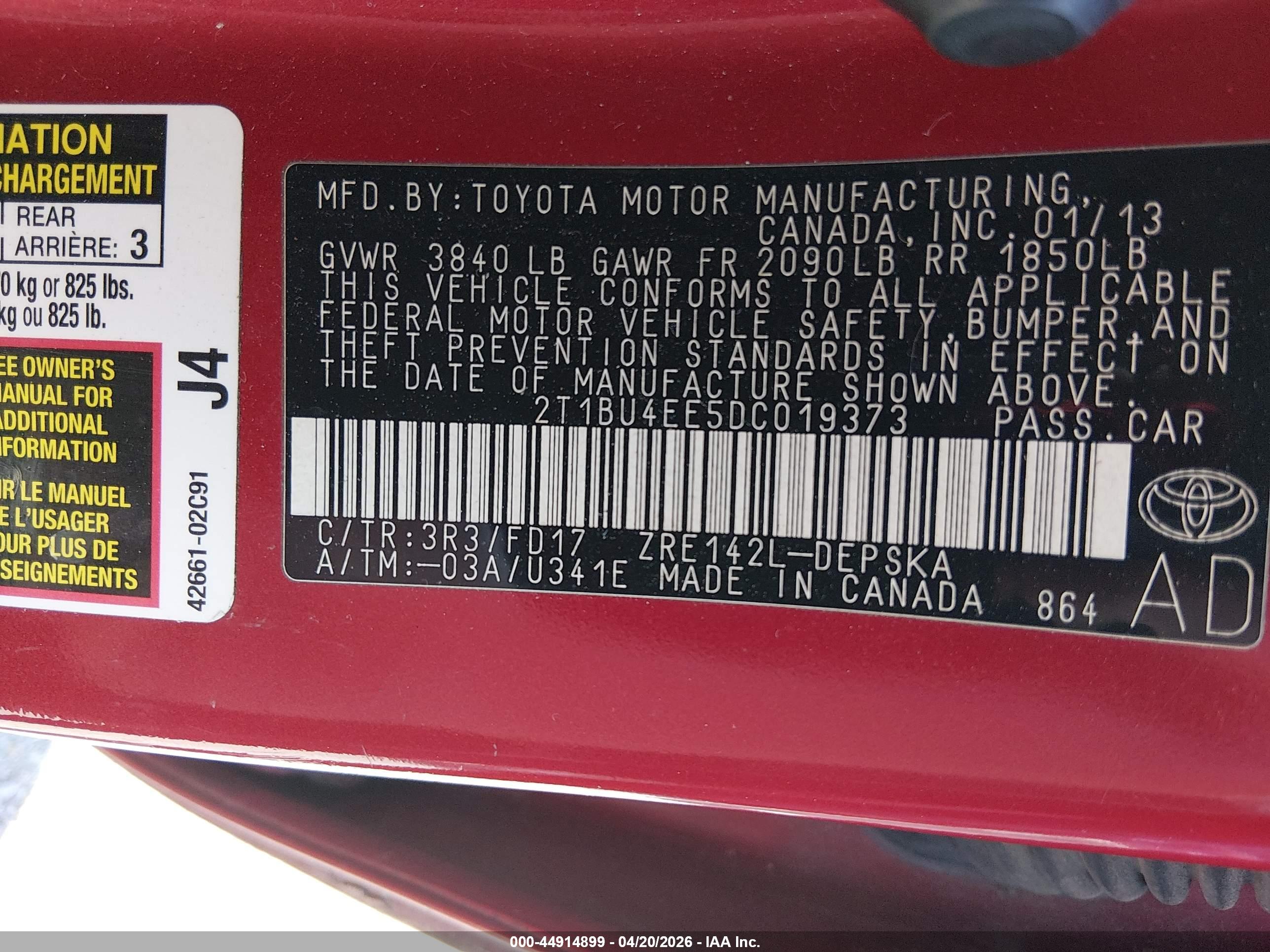 TOYOTA COROLLA image 9