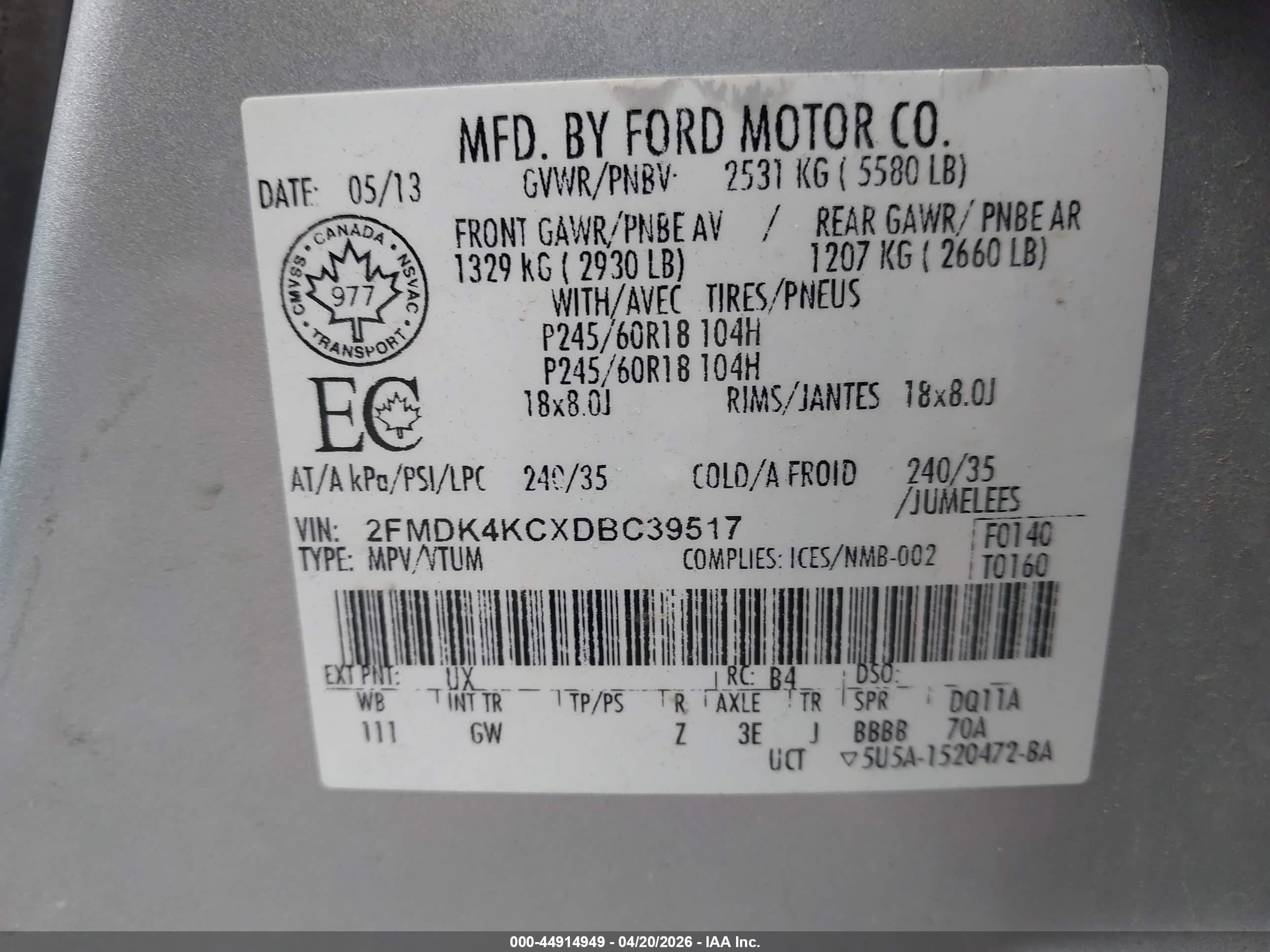 FORD EDGE image 9