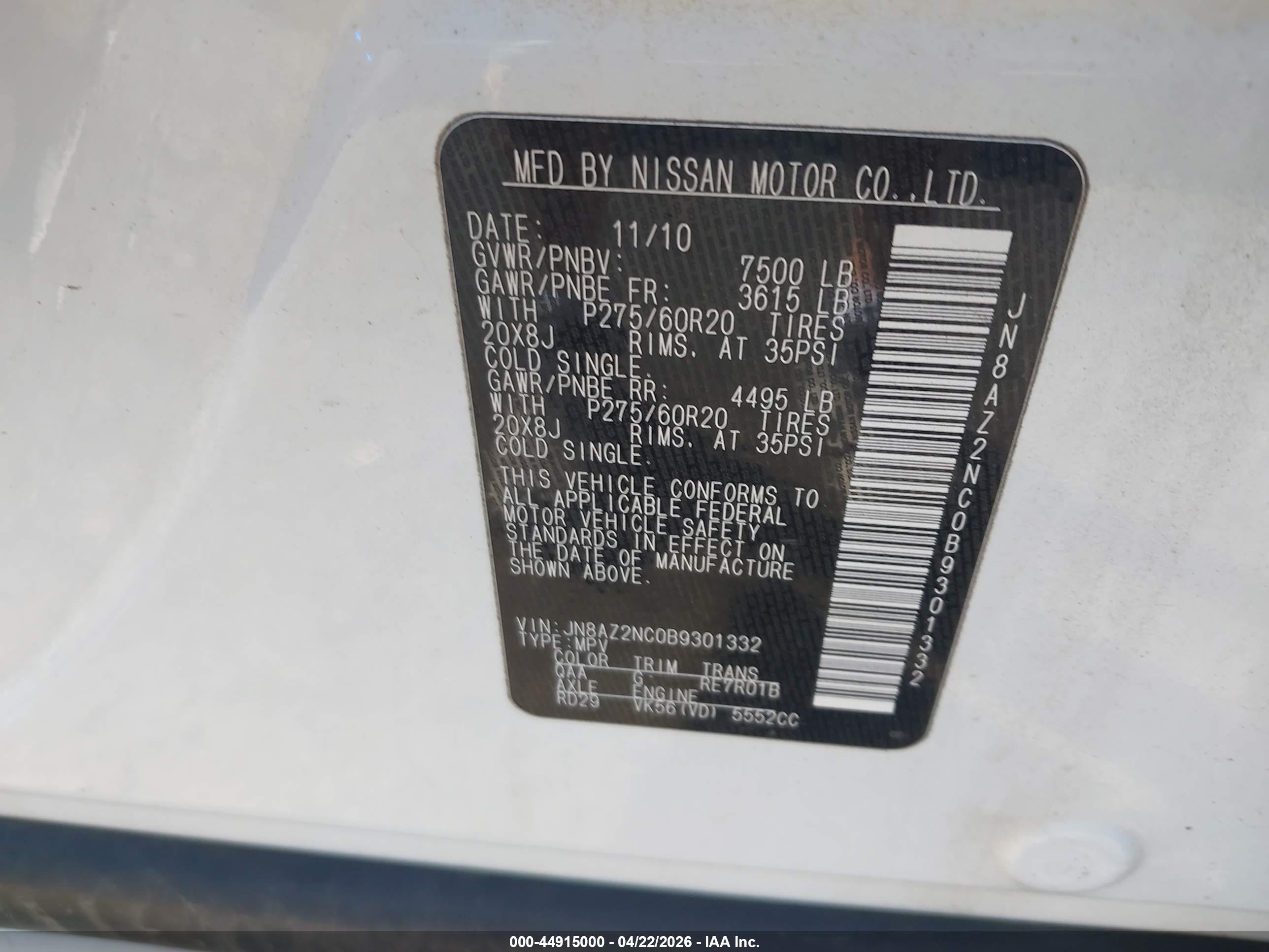 INFINITI QX56 image 9