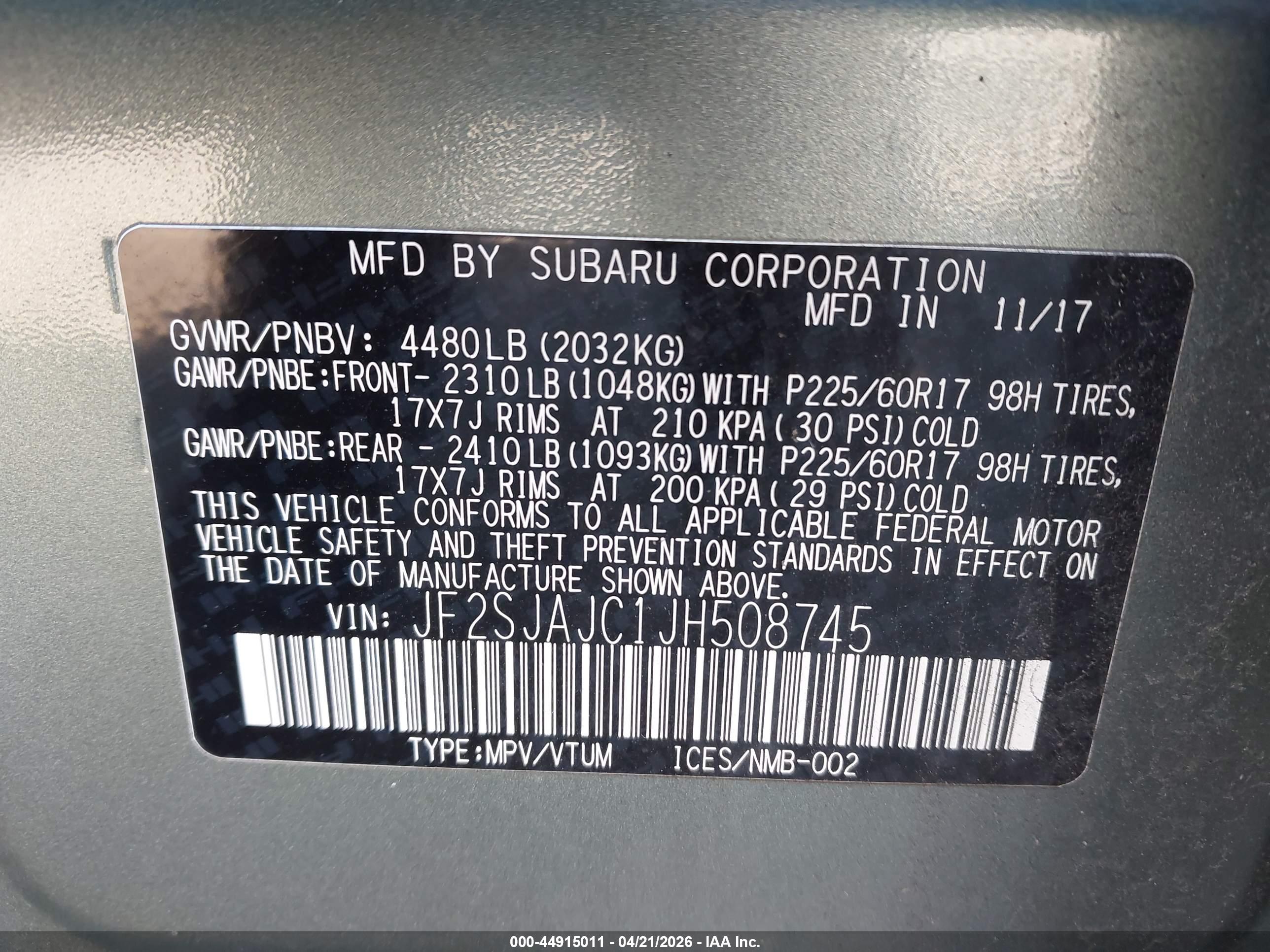 SUBARU FORESTER image 9