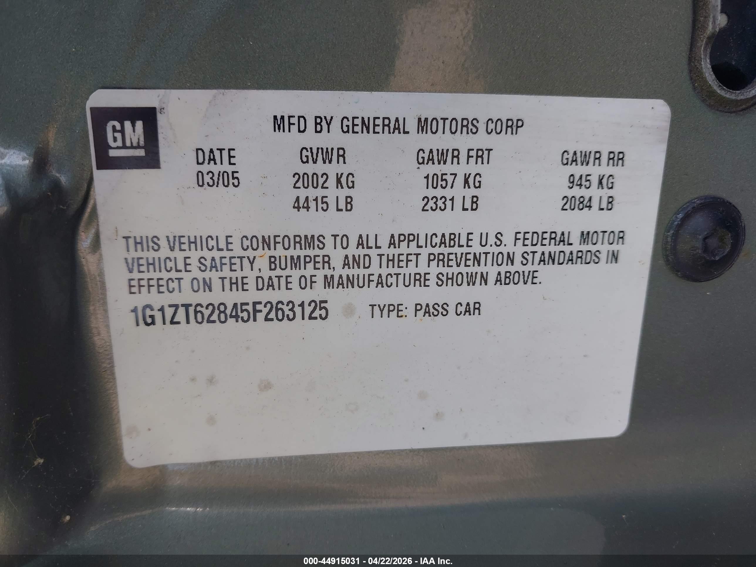 CHEVROLET MALIBU image 9