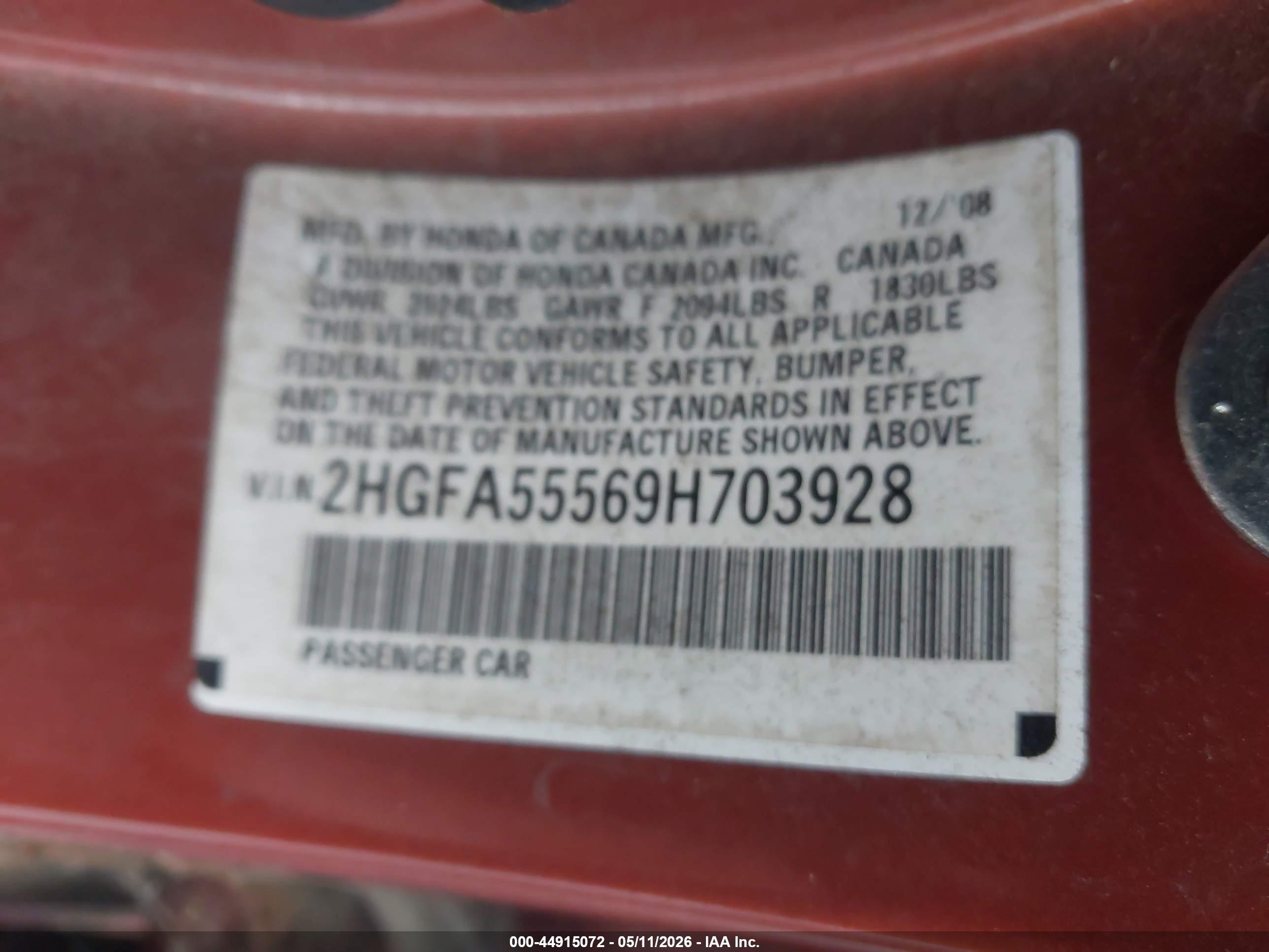 HONDA CIVIC image 9