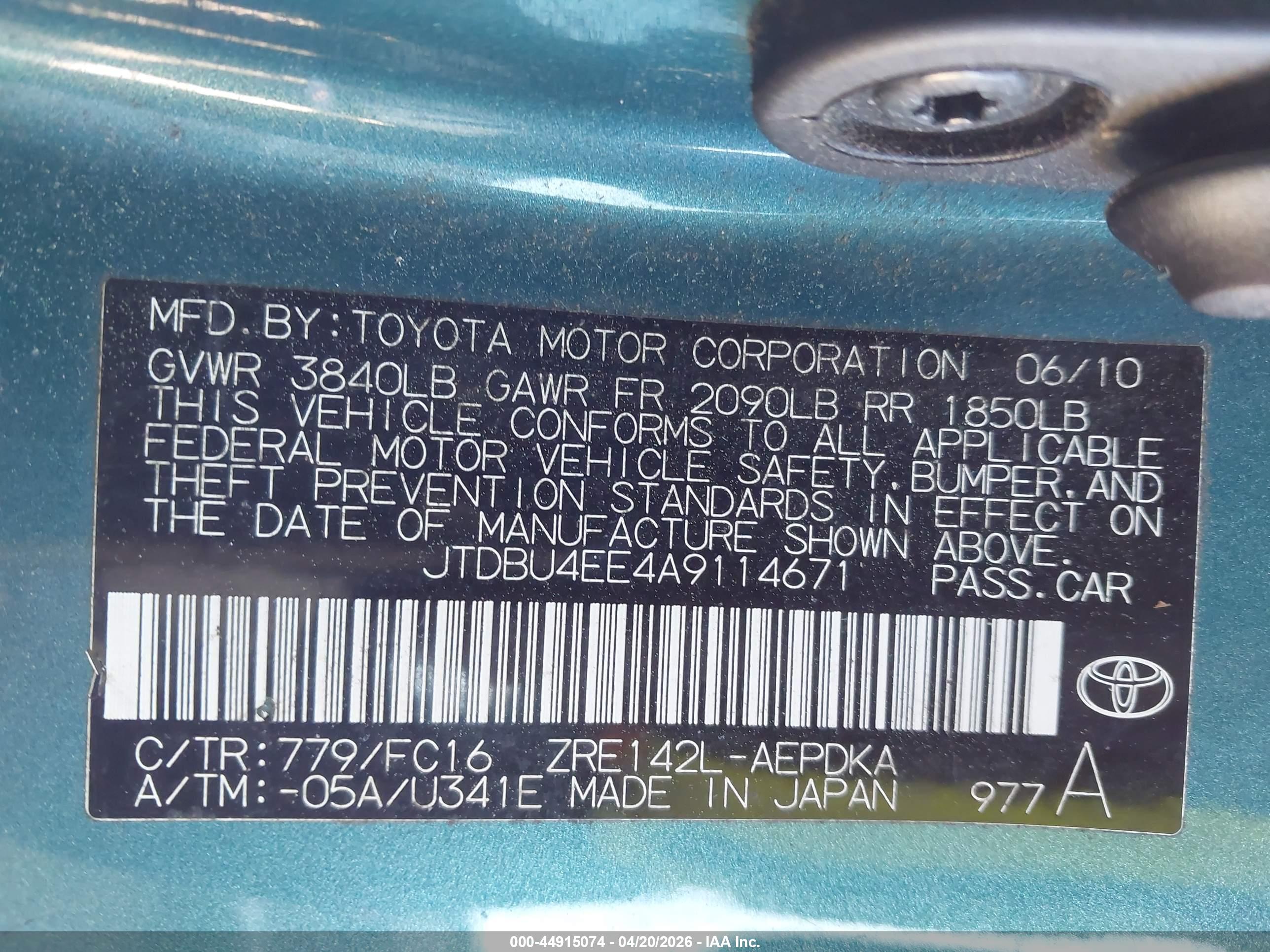 TOYOTA COROLLA image 9
