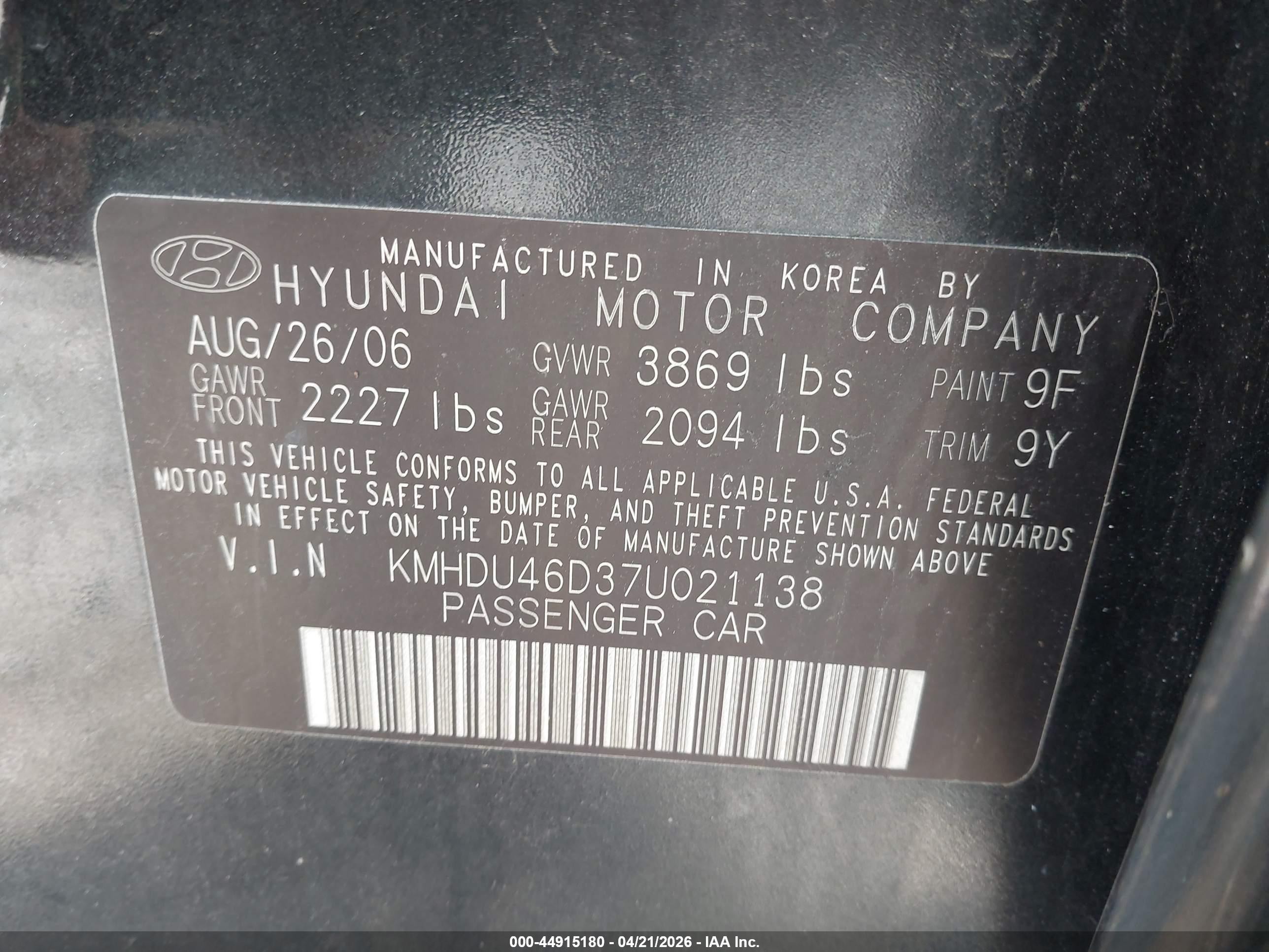 HYUNDAI ELANTRA image 9