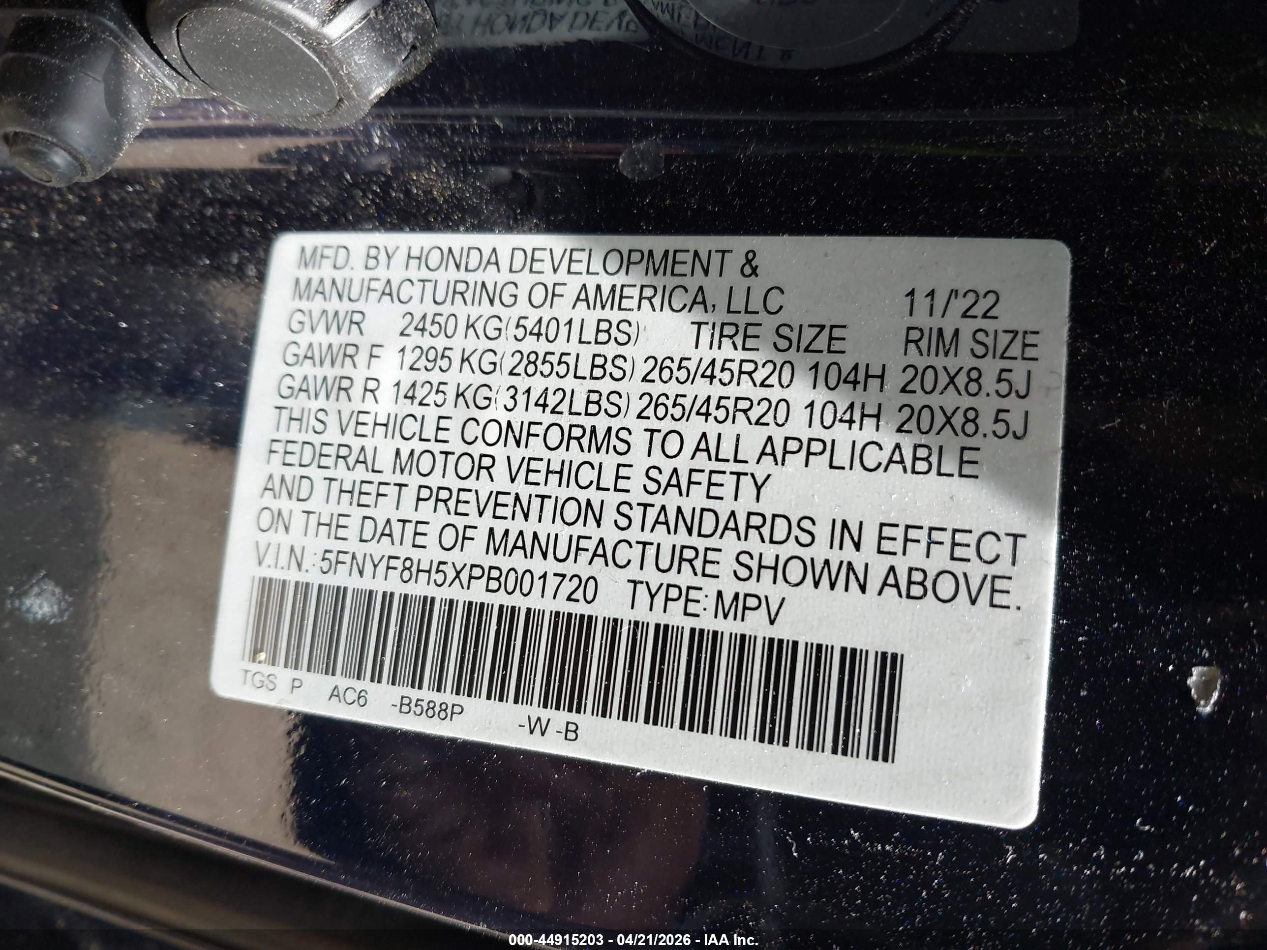HONDA PASSPORT image 9