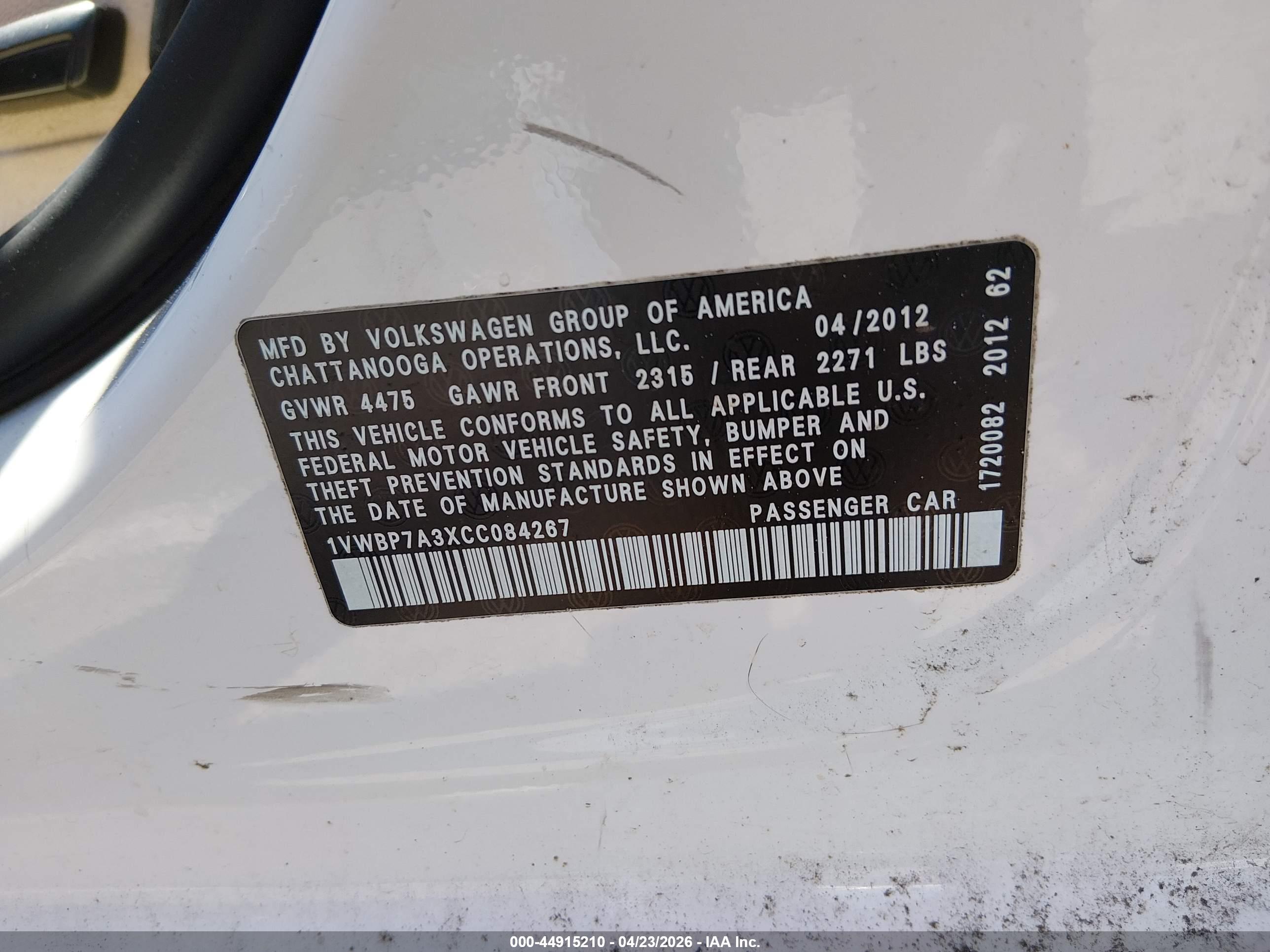 VOLKSWAGEN PASSAT image 9