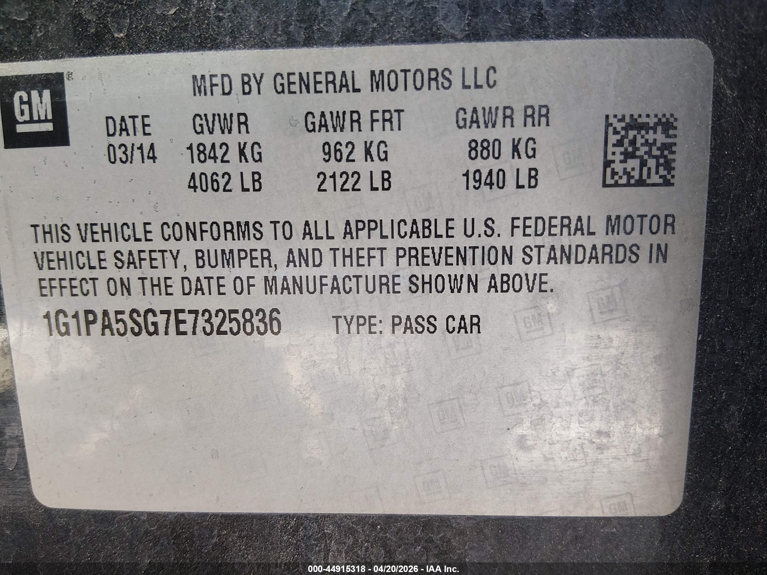 CHEVROLET CRUZE image 9