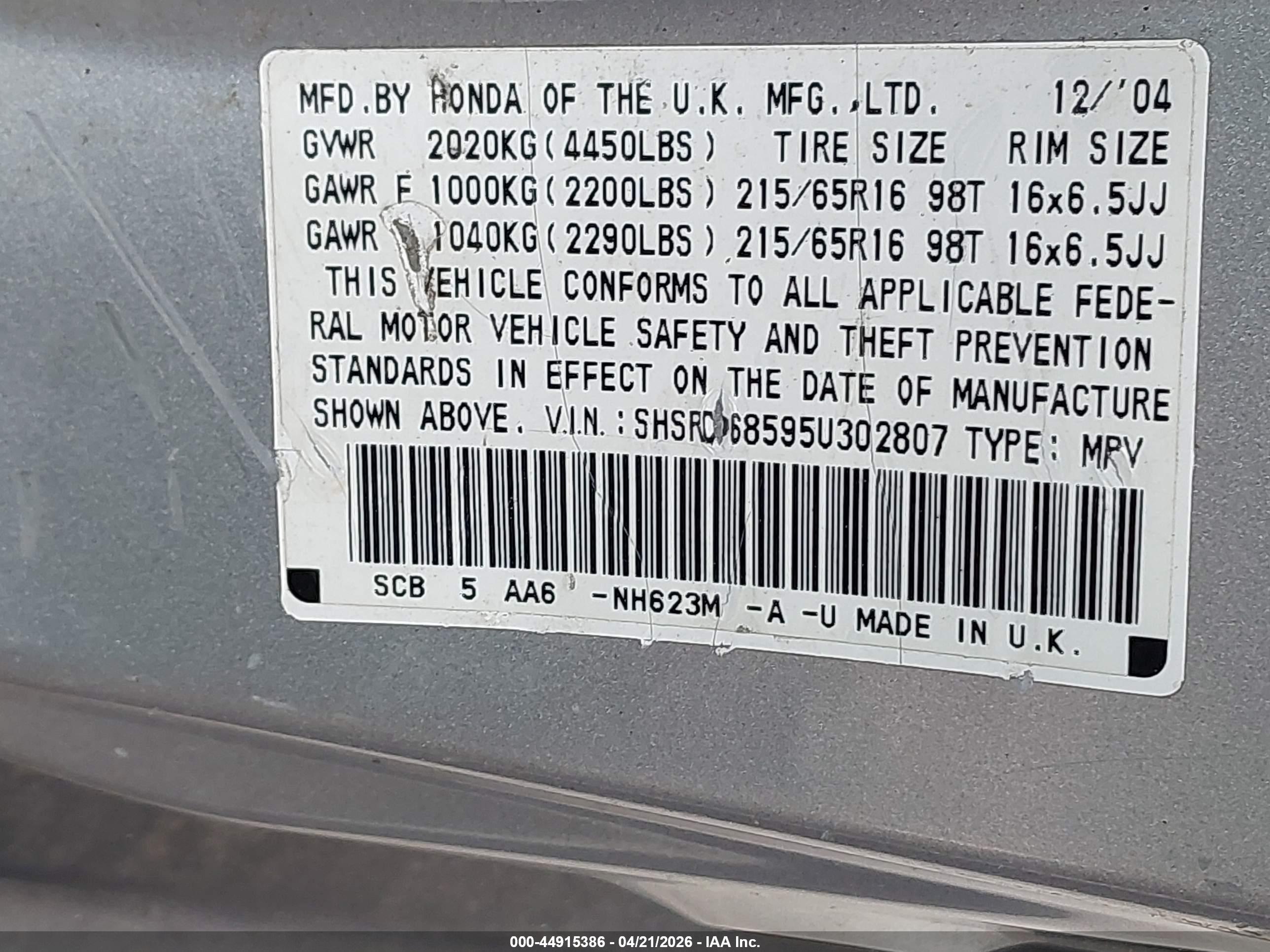 HONDA CR-V image 9