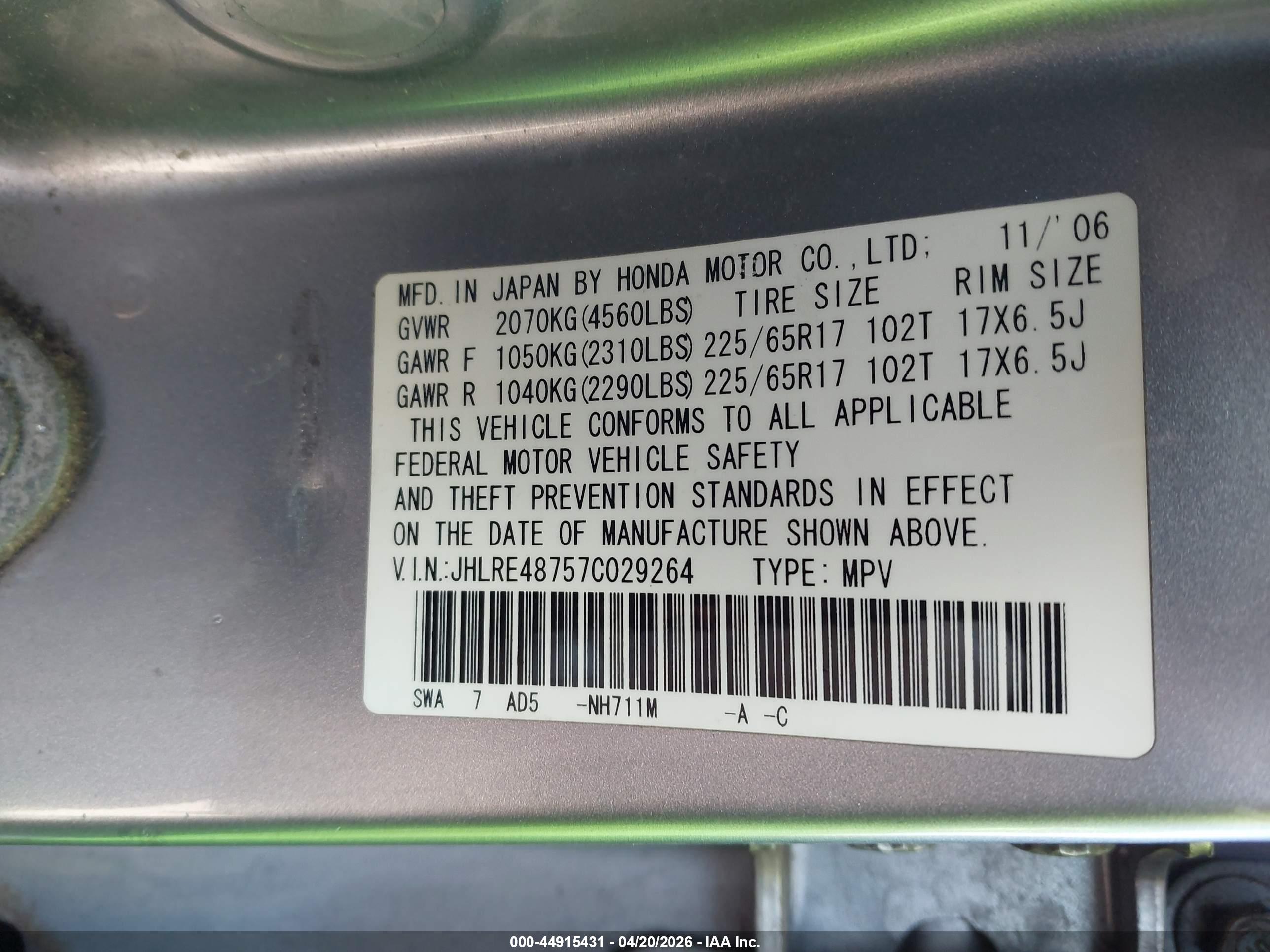 HONDA CR-V image 9