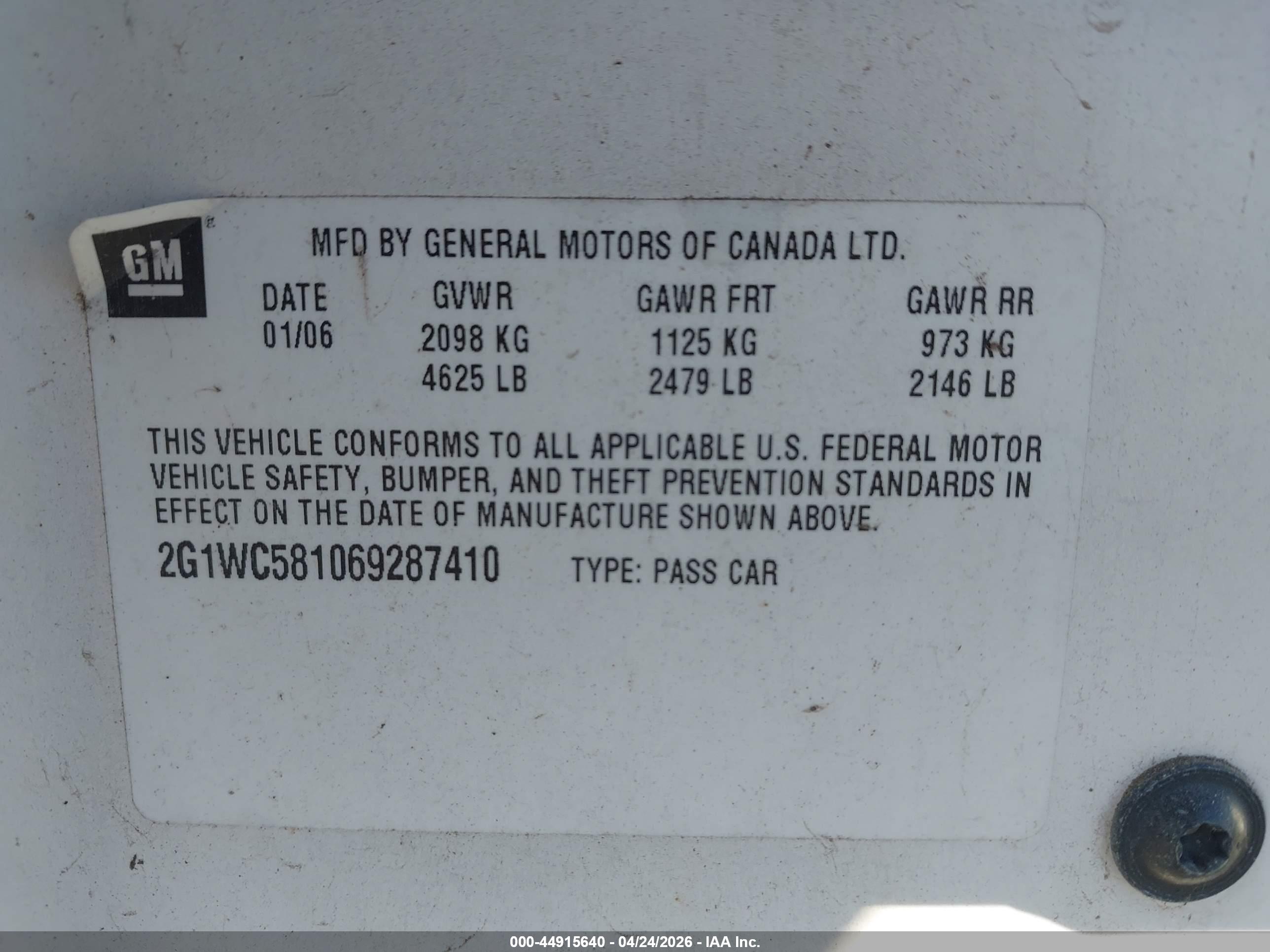 CHEVROLET IMPALA image 9